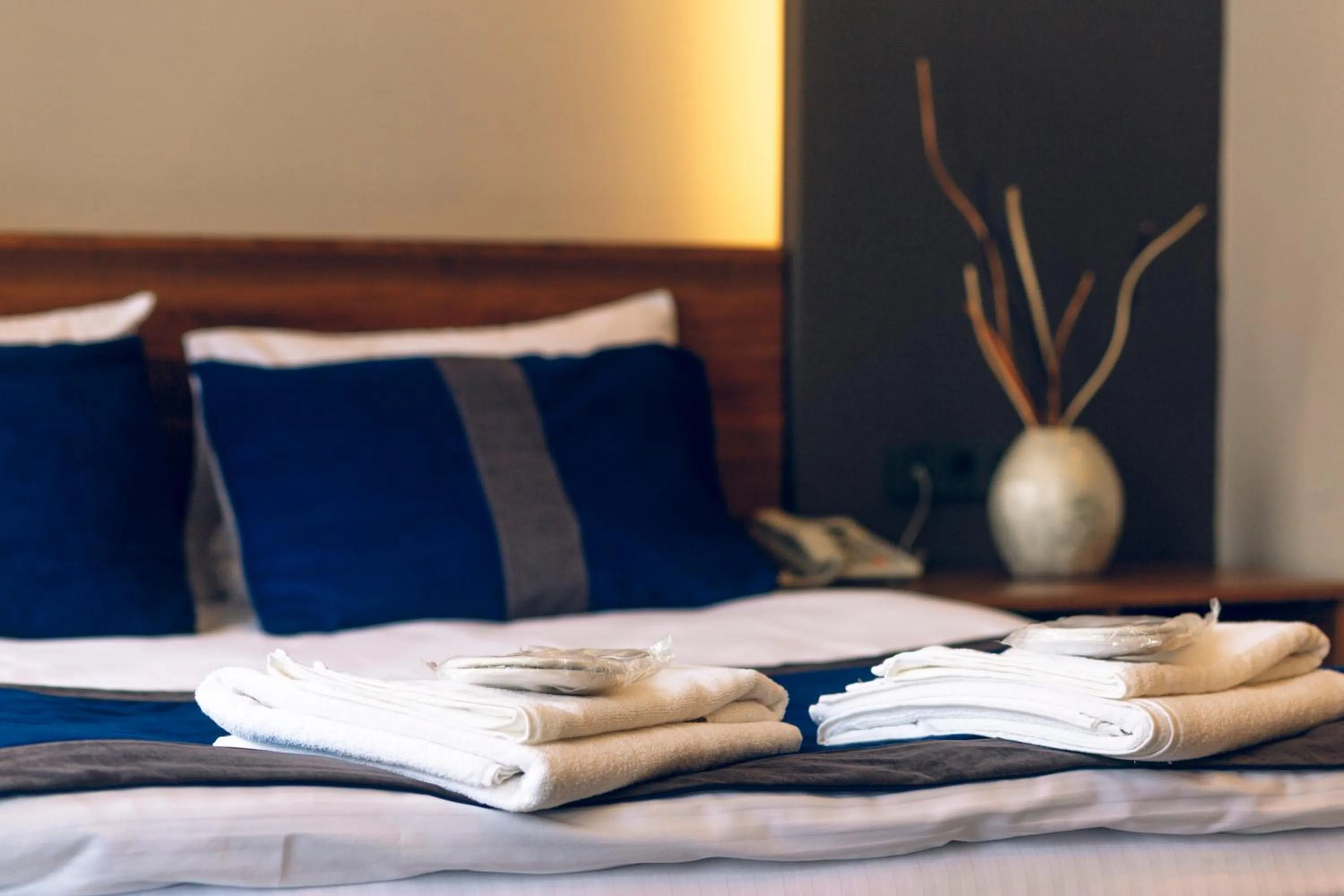 Bed in Grand Catalkaya Hotel