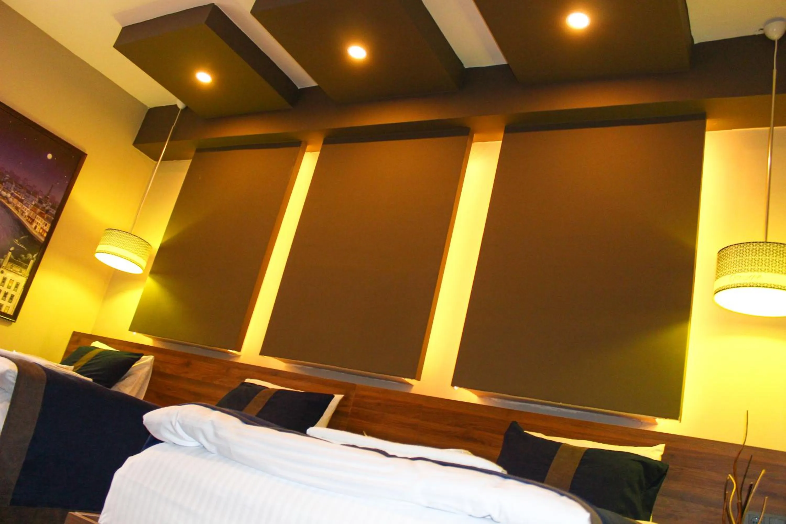 Bed in Grand Catalkaya Hotel
