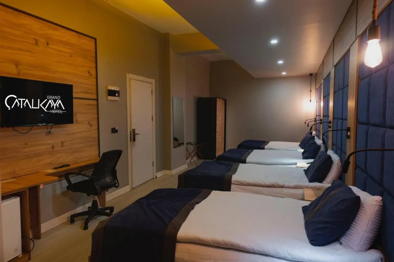 Bed in Grand Catalkaya Hotel