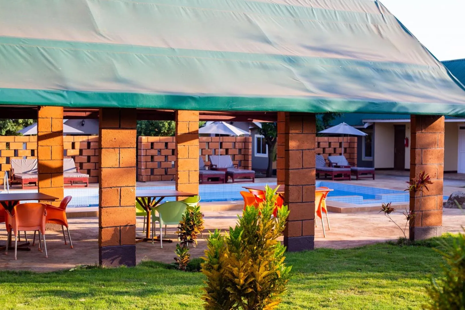Patio in Kilimanjaro Snow Peak Hotel