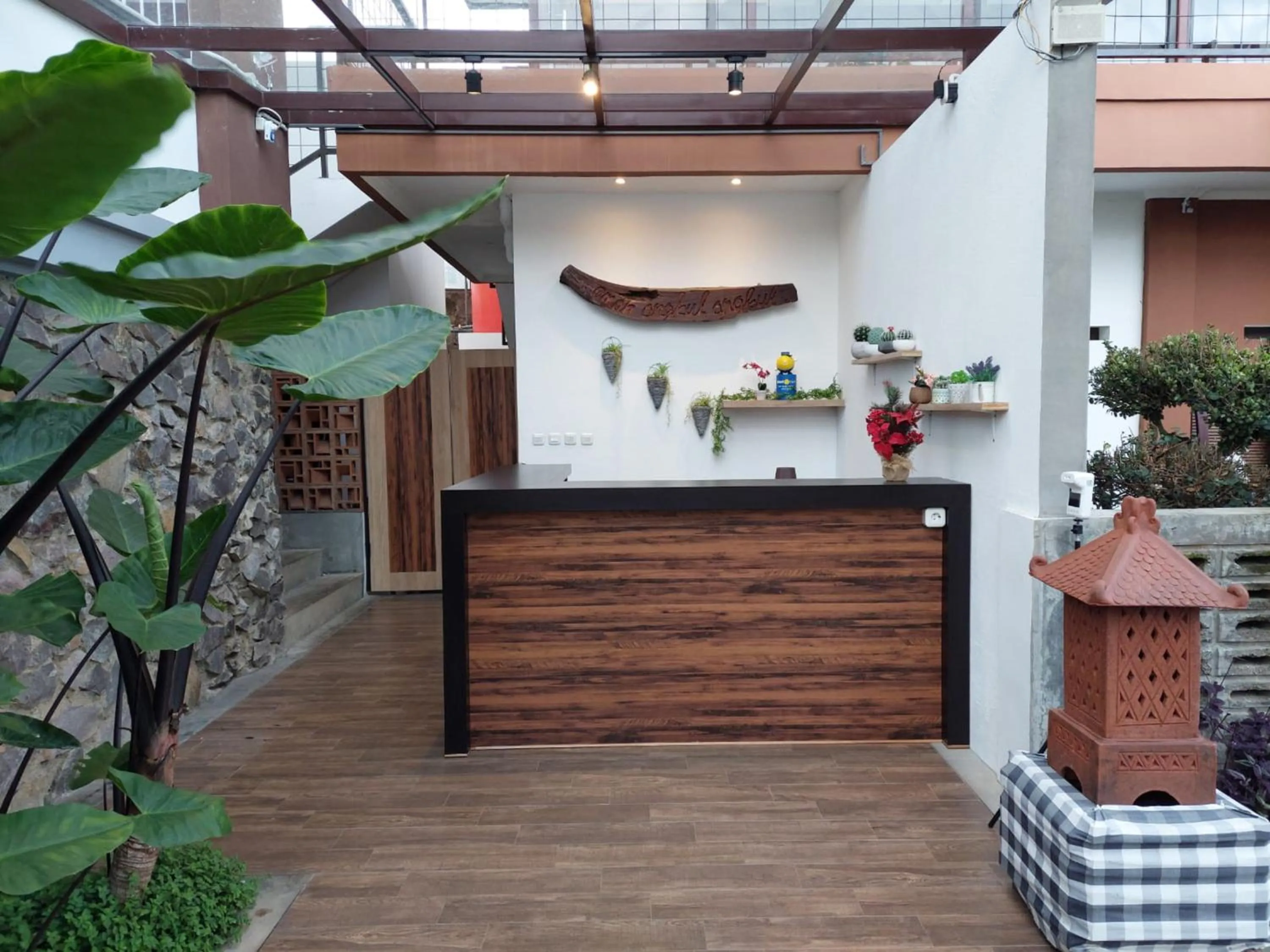 Lobby or reception in Omah Angkul Angkul Villa