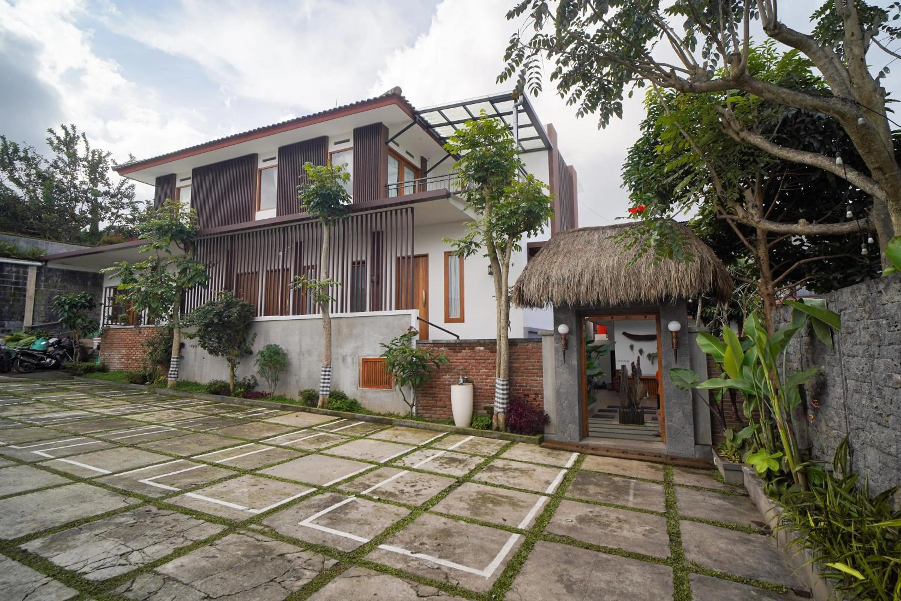 Facade/entrance in Omah Angkul Angkul Villa