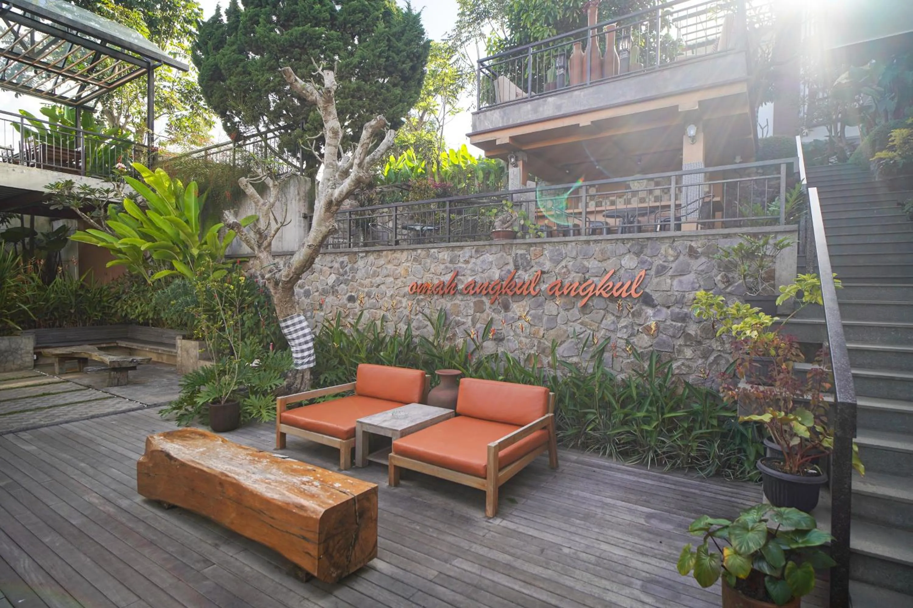 Patio in Omah Angkul Angkul Villa