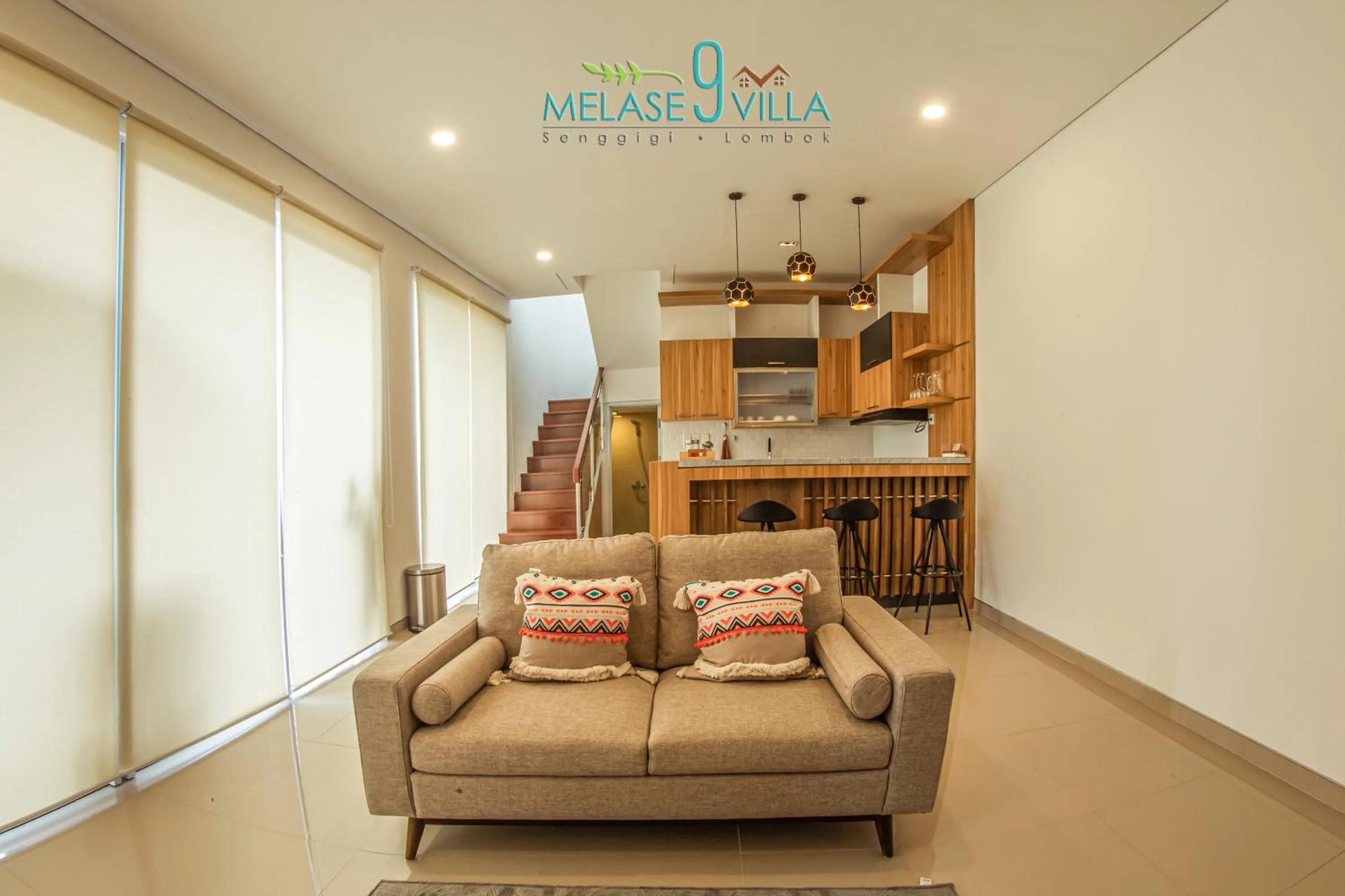 Living room in Melase 9 Villa, Senggigi