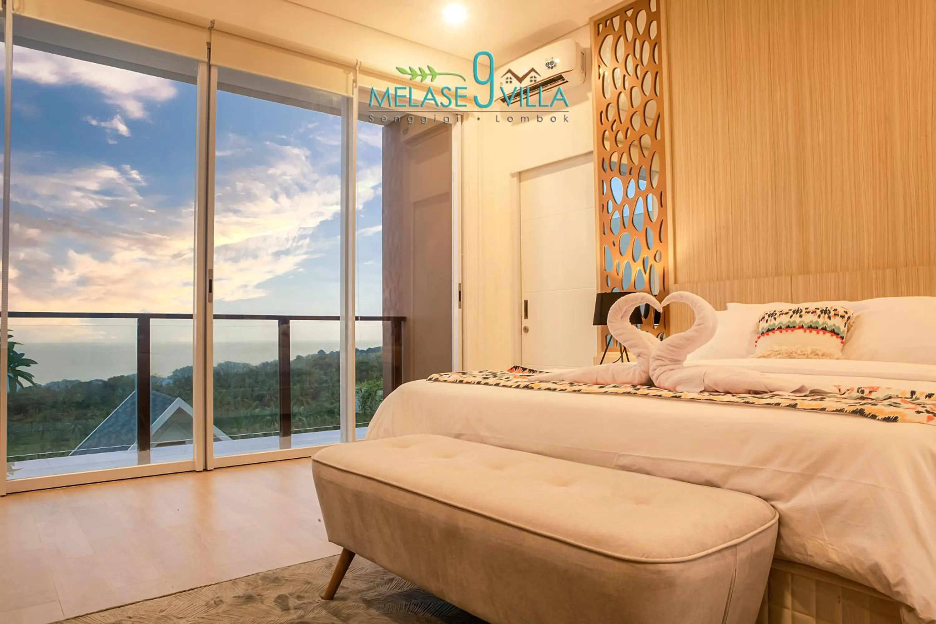 Photo of the whole room, Bed in Melase 9 Villa, Senggigi