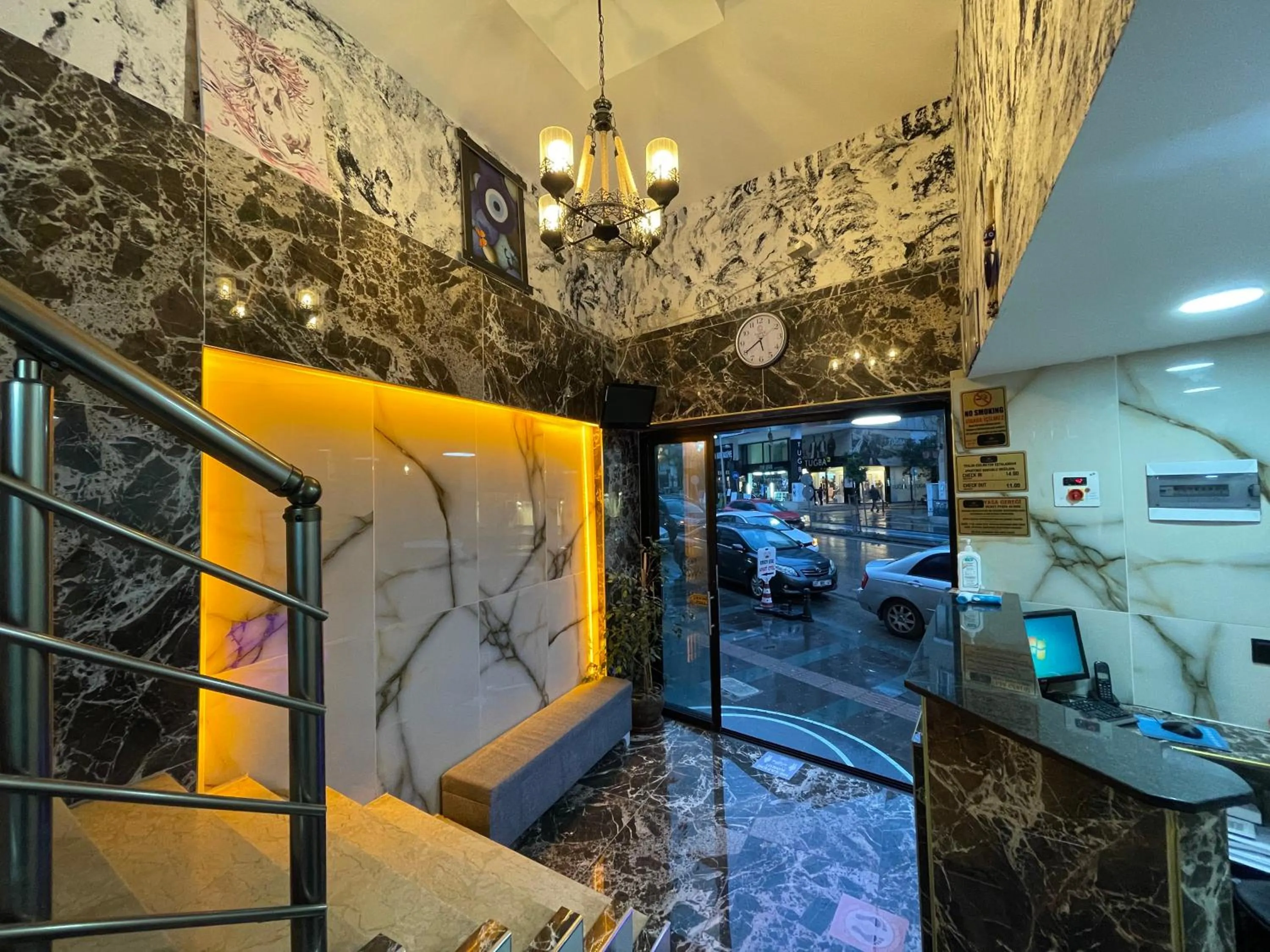 Lobby or reception in ERSOY EGE APART OTEL