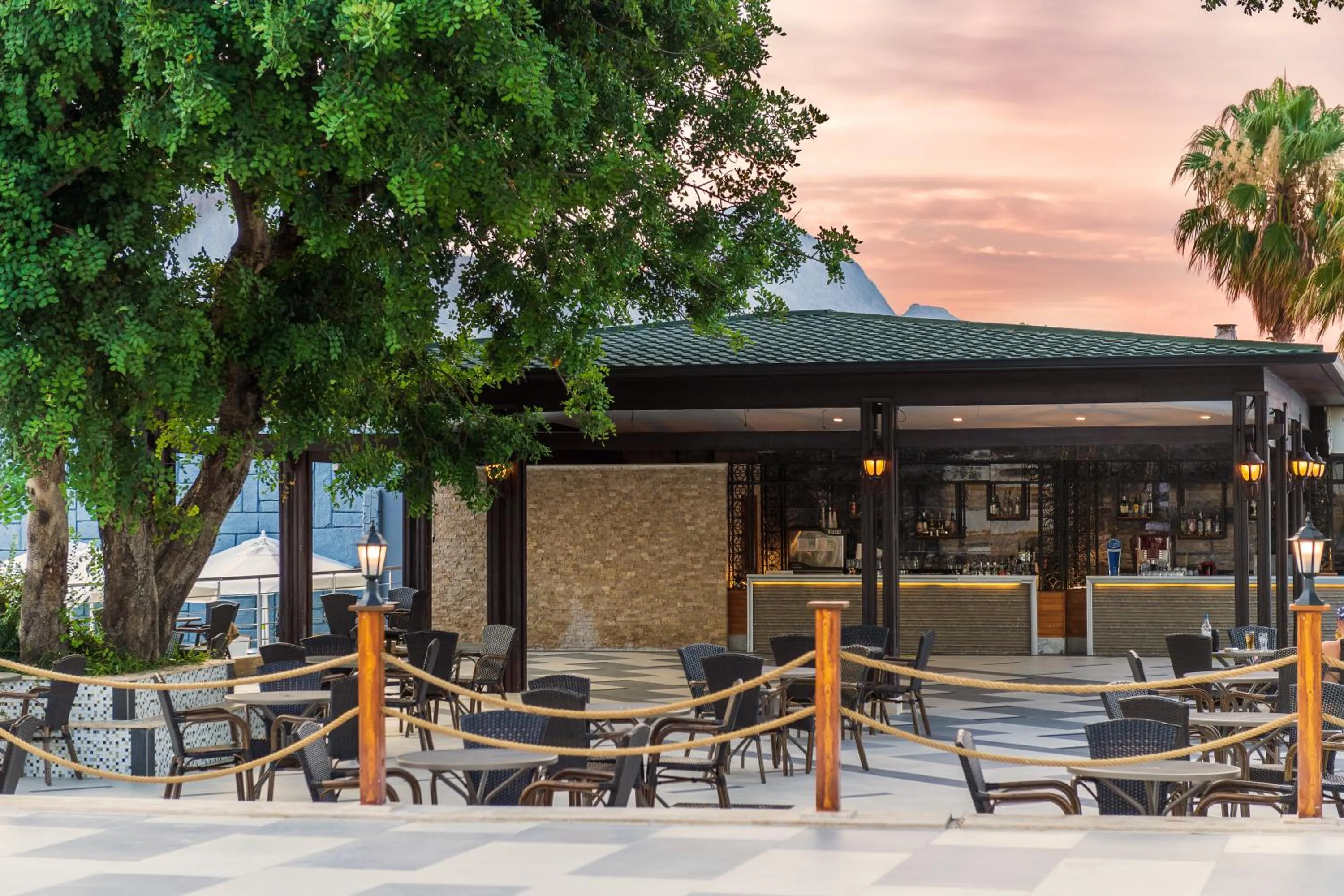 Patio in Sealife Kemer Resort Hotel - Ultra All Inclusive