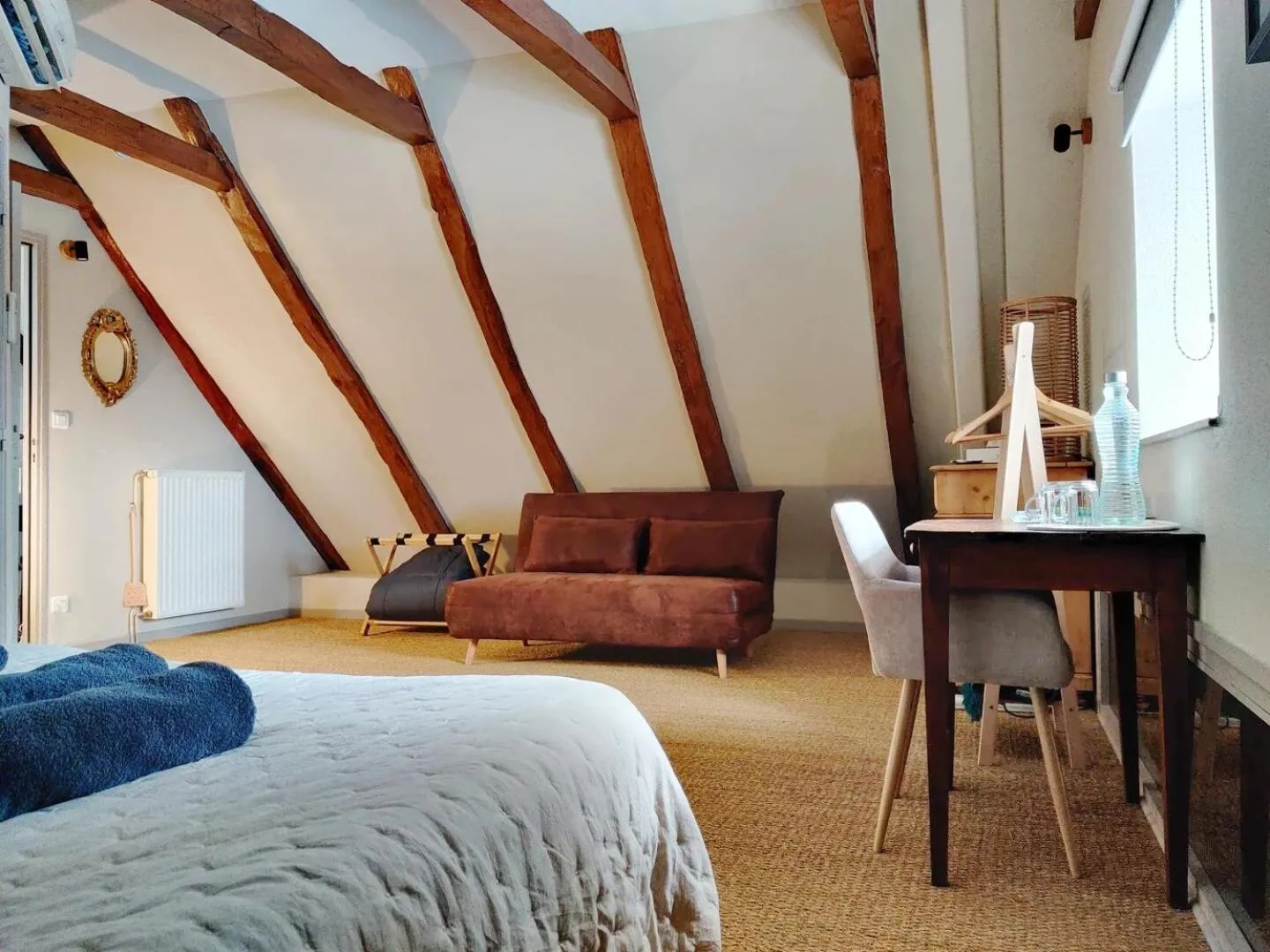 Bedroom, Bed in Maison d'Hôtes La Grange