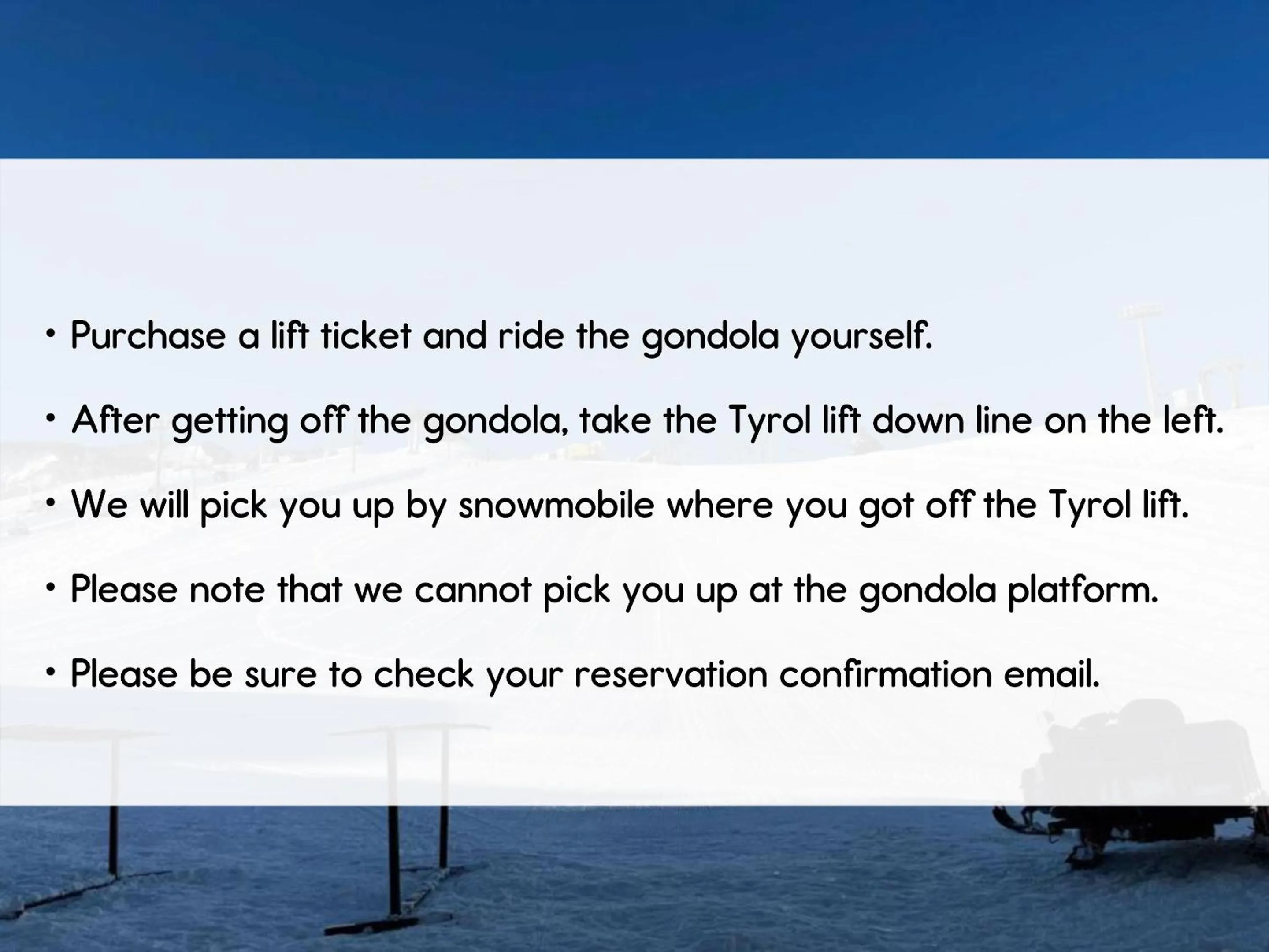 Area and facilities in Ishiuchi Ski Center