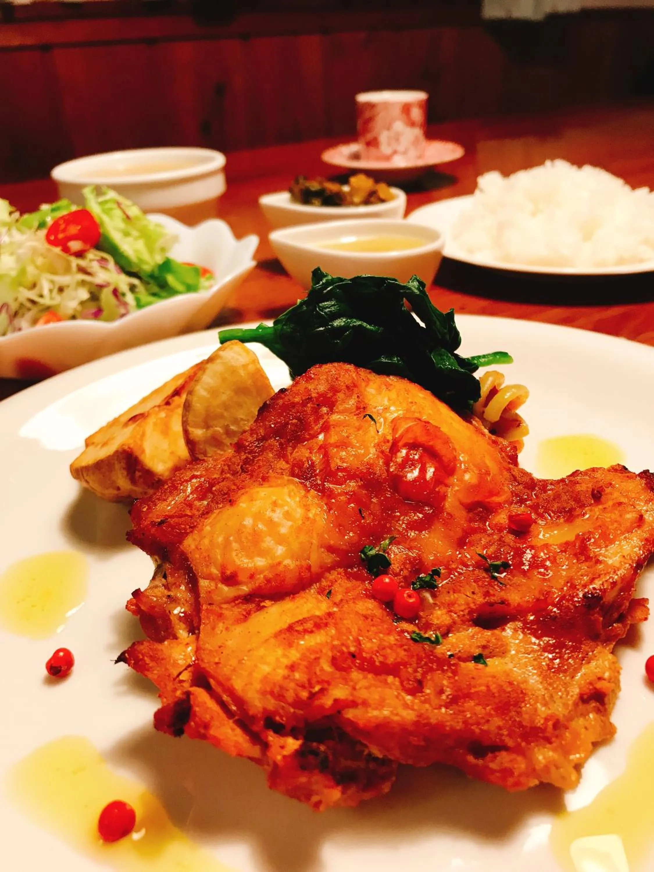 Food close-up in Pension Oz