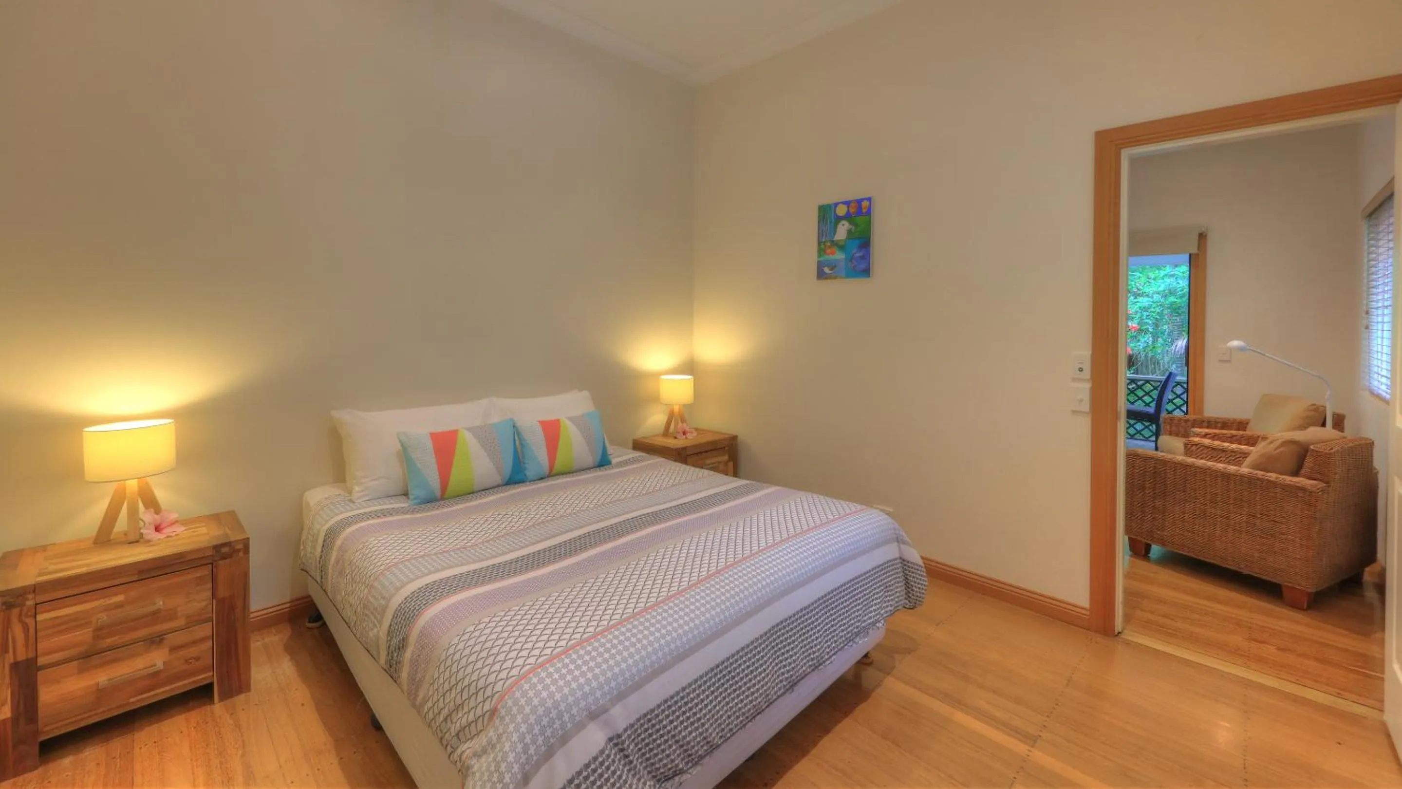 Bedroom, Bed in Beachcomber Lodge