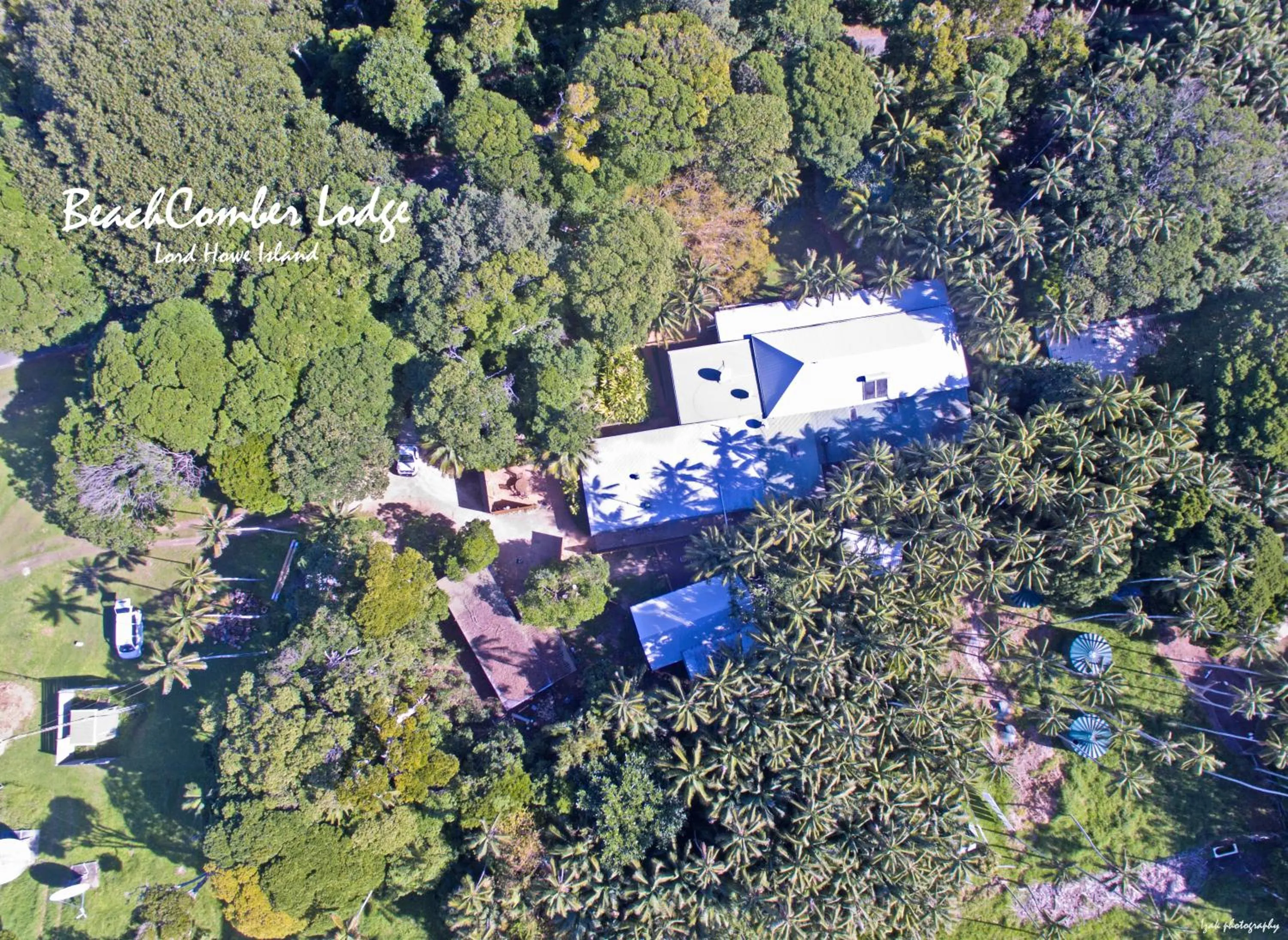 Bird's eye view in Beachcomber Lodge