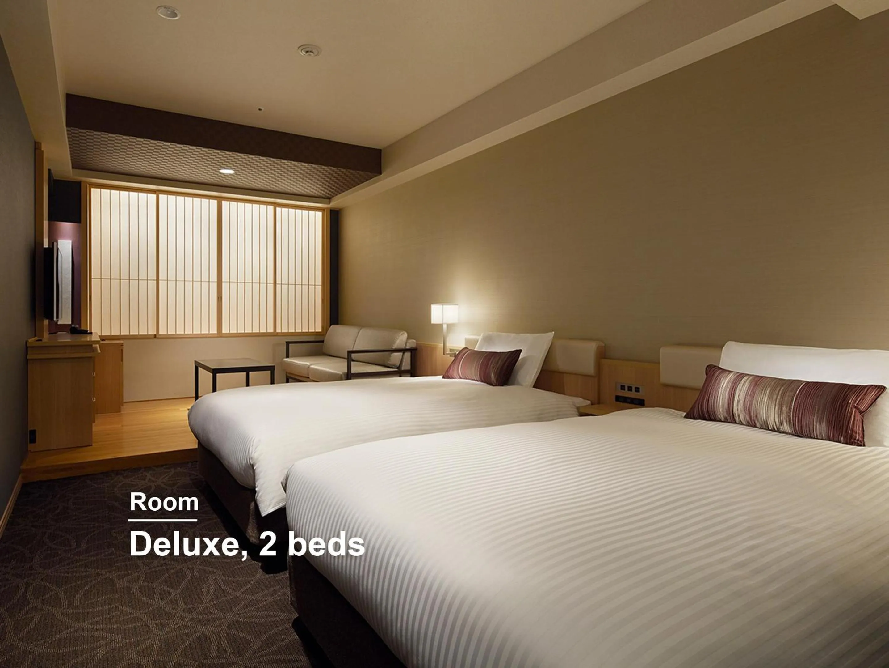 Photo of the whole room, Bed in Mitsui Garden Hotel Kyoto Shinmachi Bettei