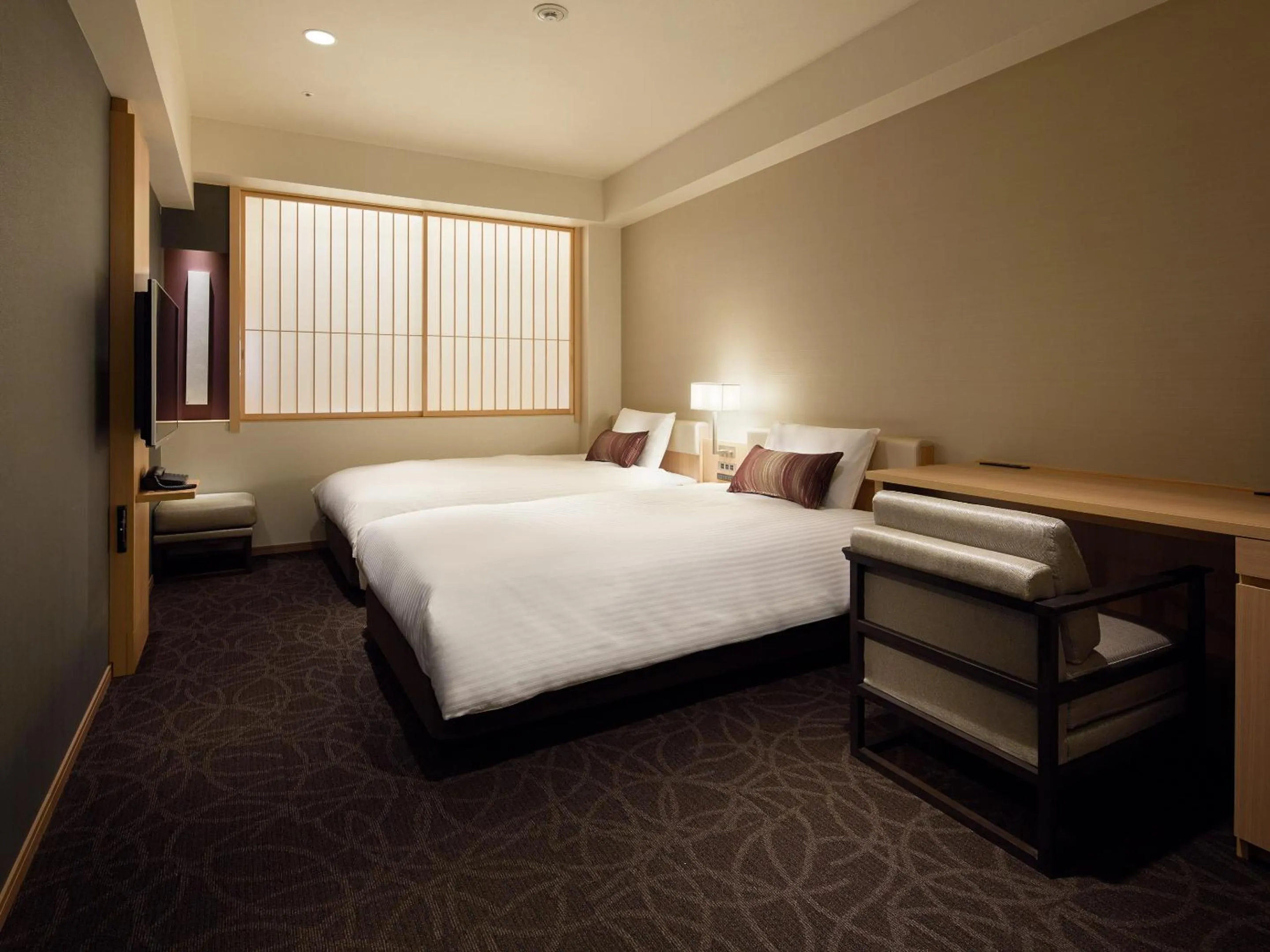 Photo of the whole room, Bed in Mitsui Garden Hotel Kyoto Shinmachi Bettei