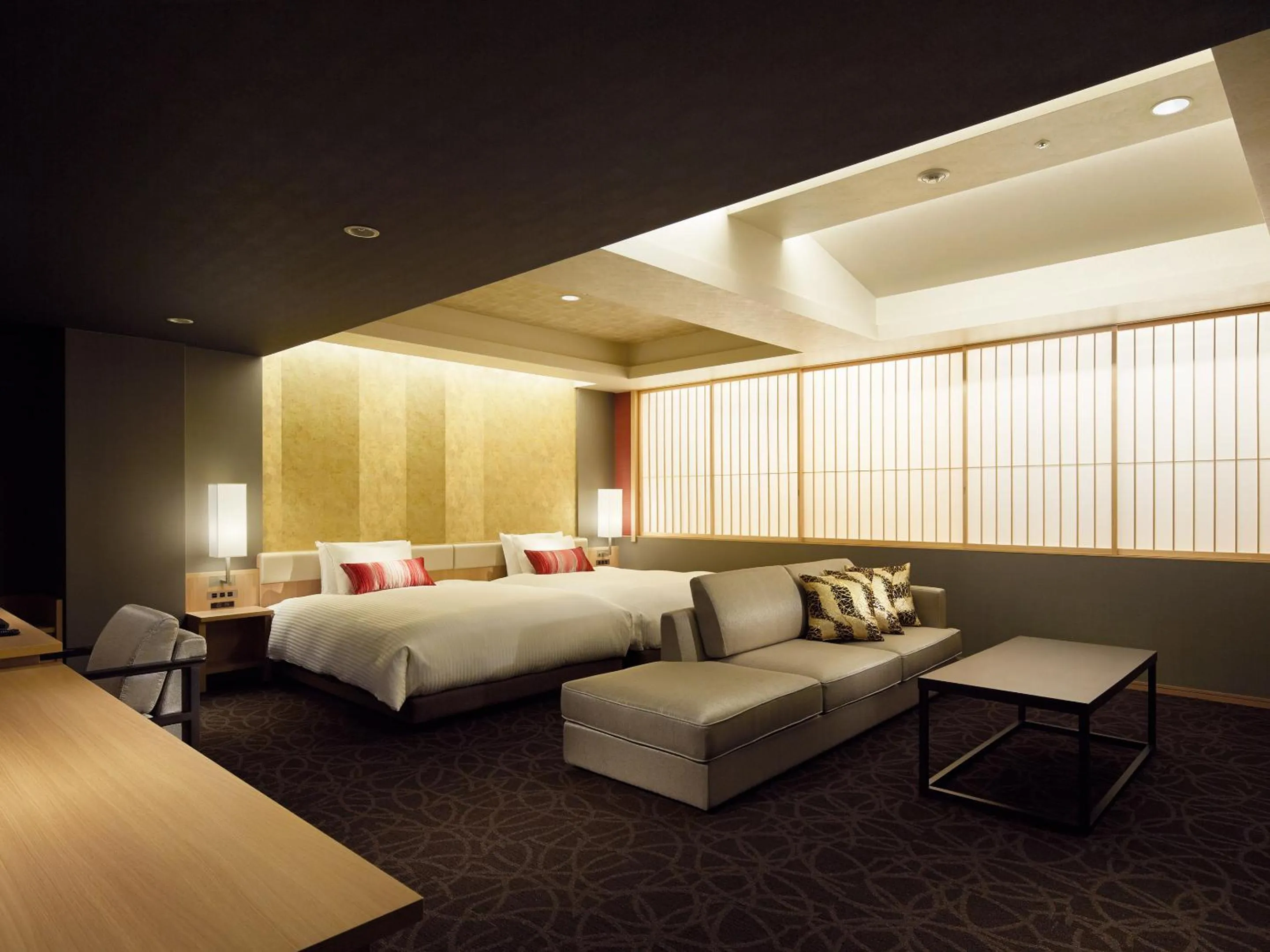 Photo of the whole room, Bed in Mitsui Garden Hotel Kyoto Shinmachi Bettei