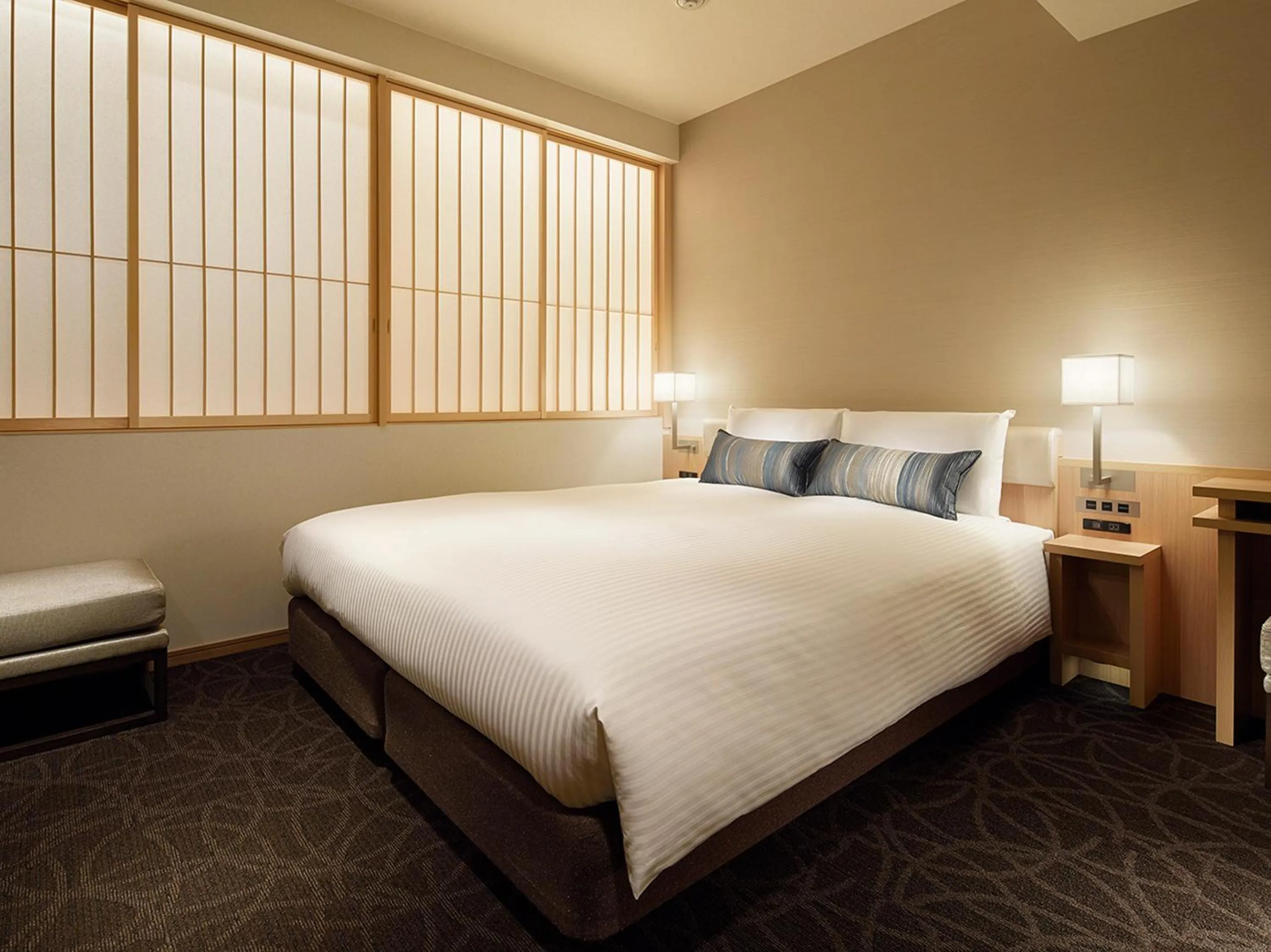 Photo of the whole room, Bed in Mitsui Garden Hotel Kyoto Shinmachi Bettei