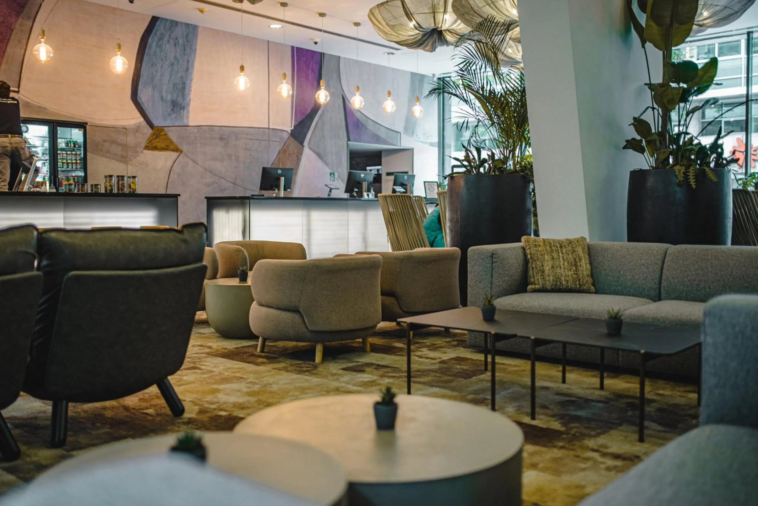 Lobby or reception in OREA Hotel Angelo Praha