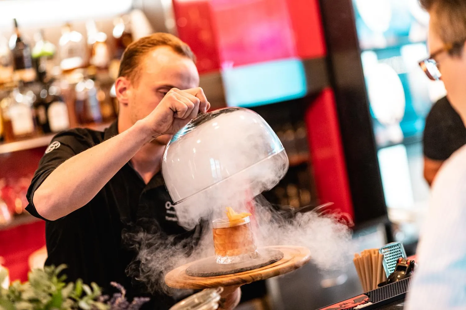 Lounge or bar in OREA Hotel Angelo Praha