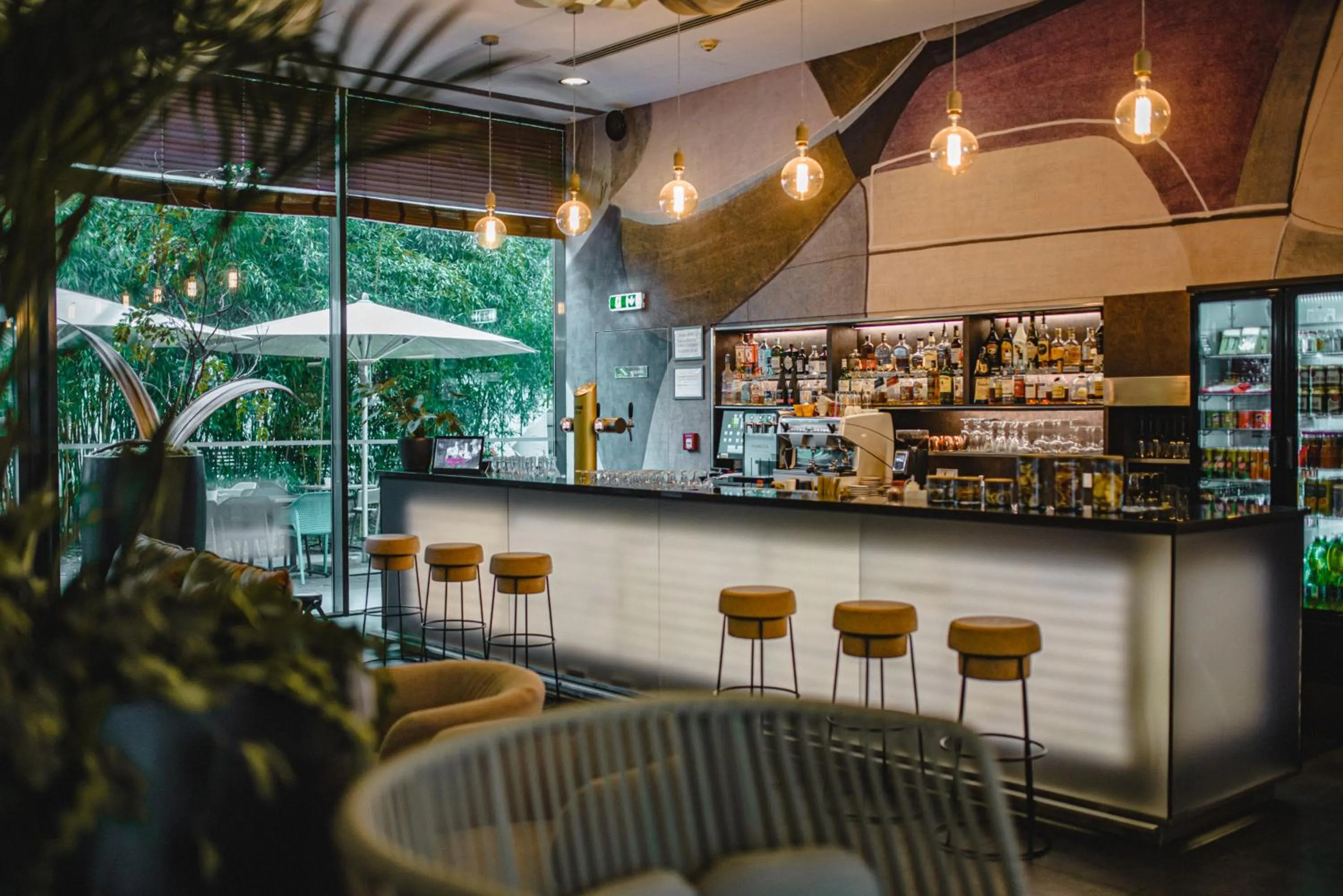 Lounge or bar in OREA Hotel Angelo Praha