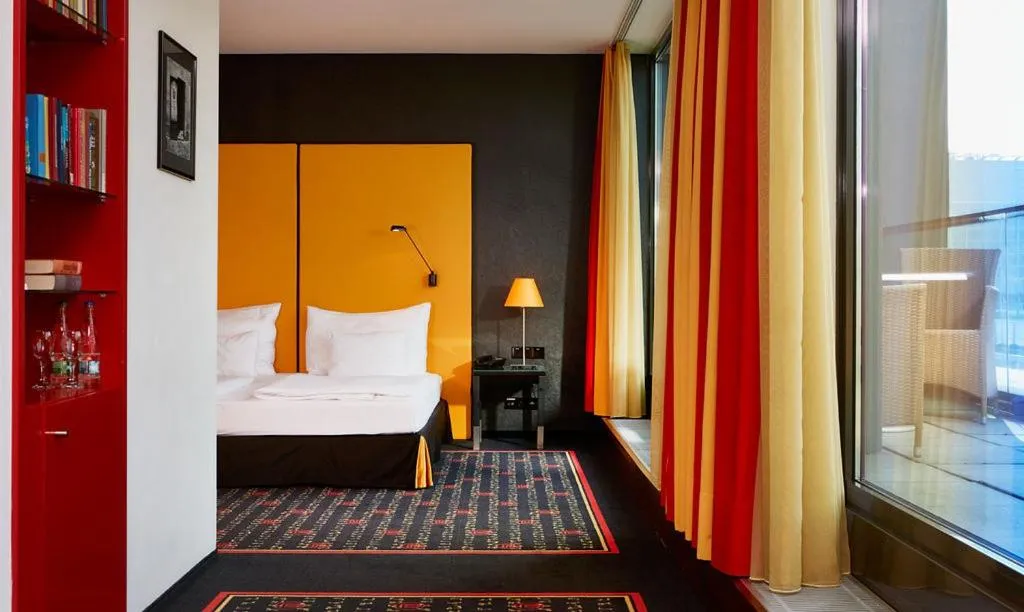 Bed in OREA Hotel Angelo Praha