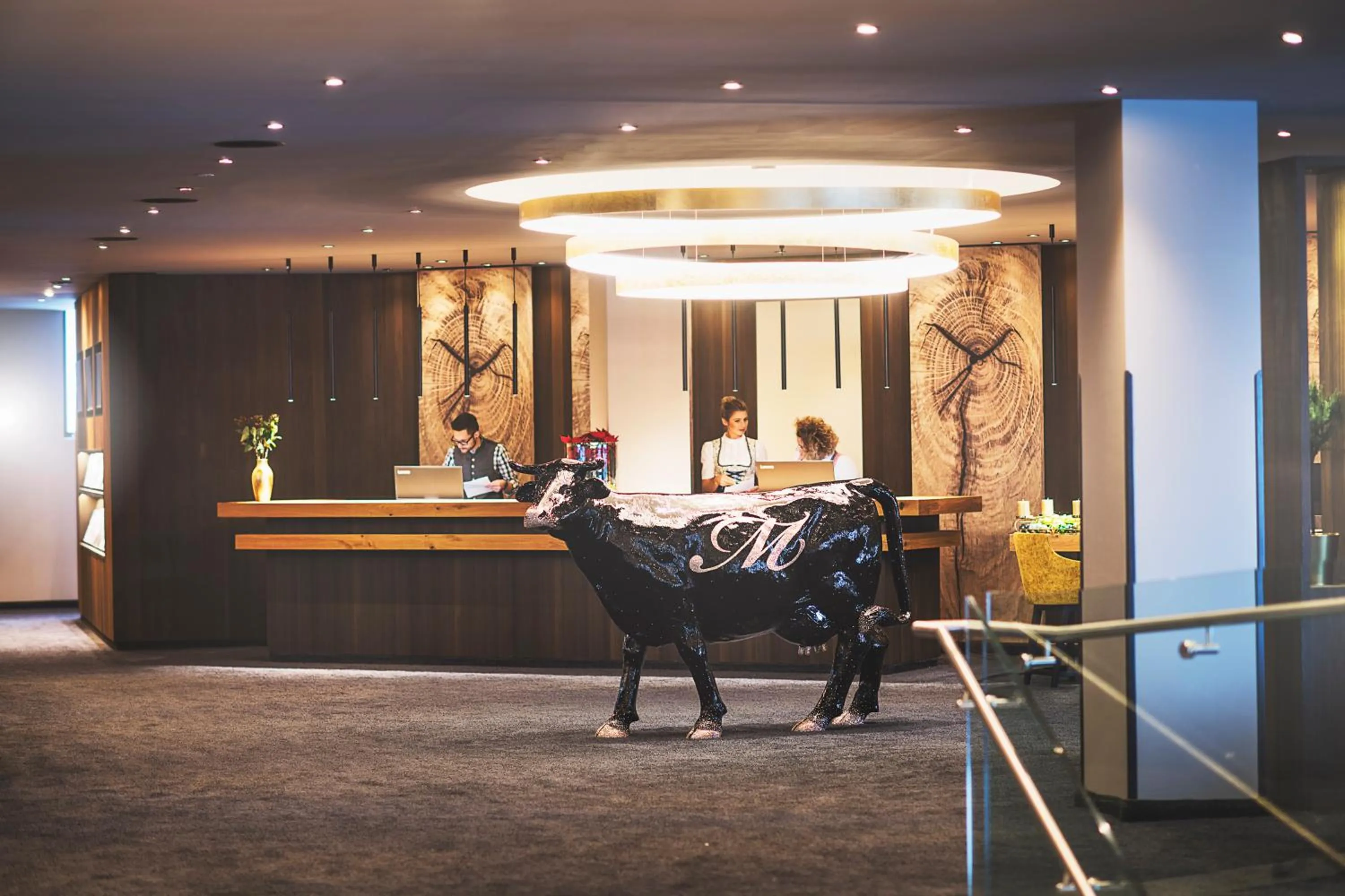 Lobby or reception in Mooshaus Winterresort