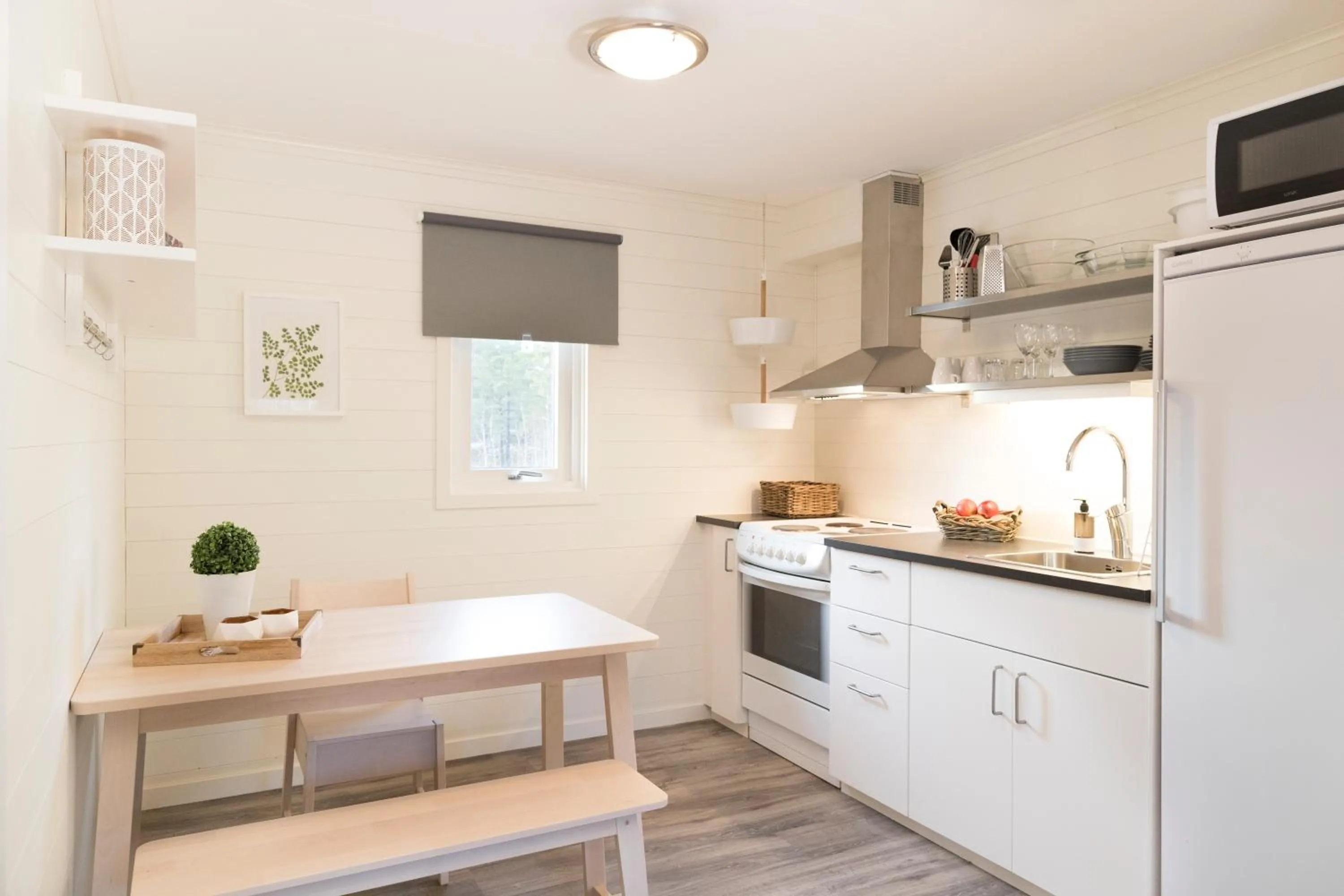 Kitchen or kitchenette in Västervik Resort