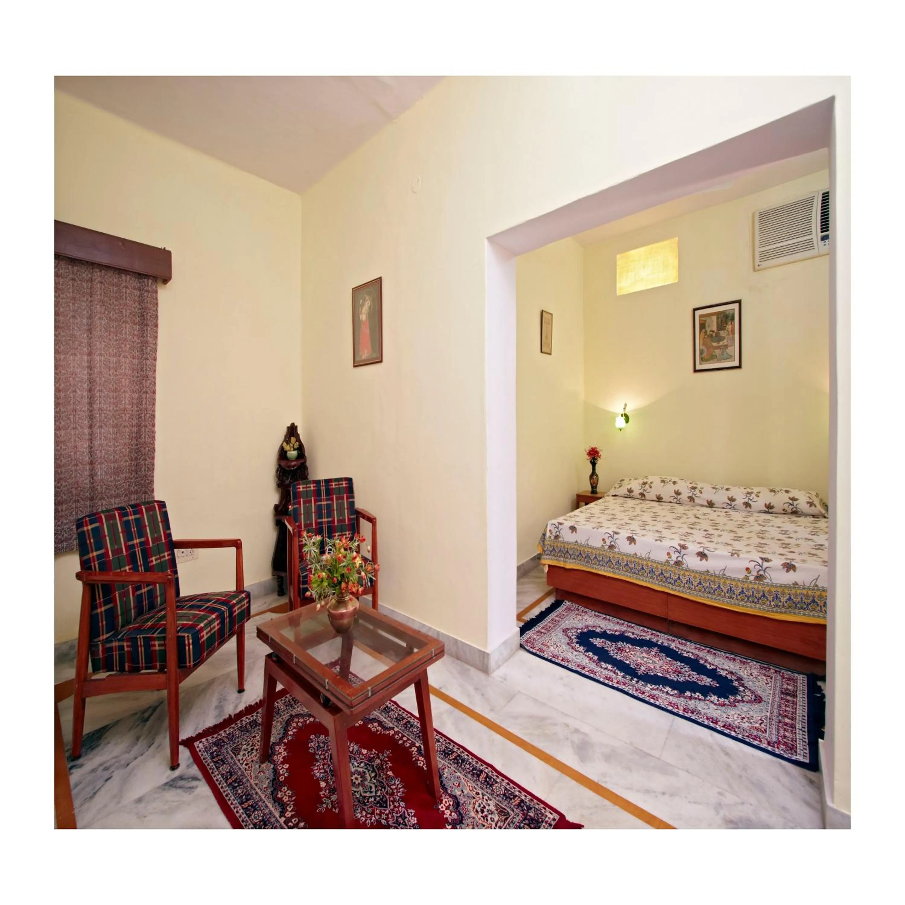 Bedroom, Bed in Nokha House