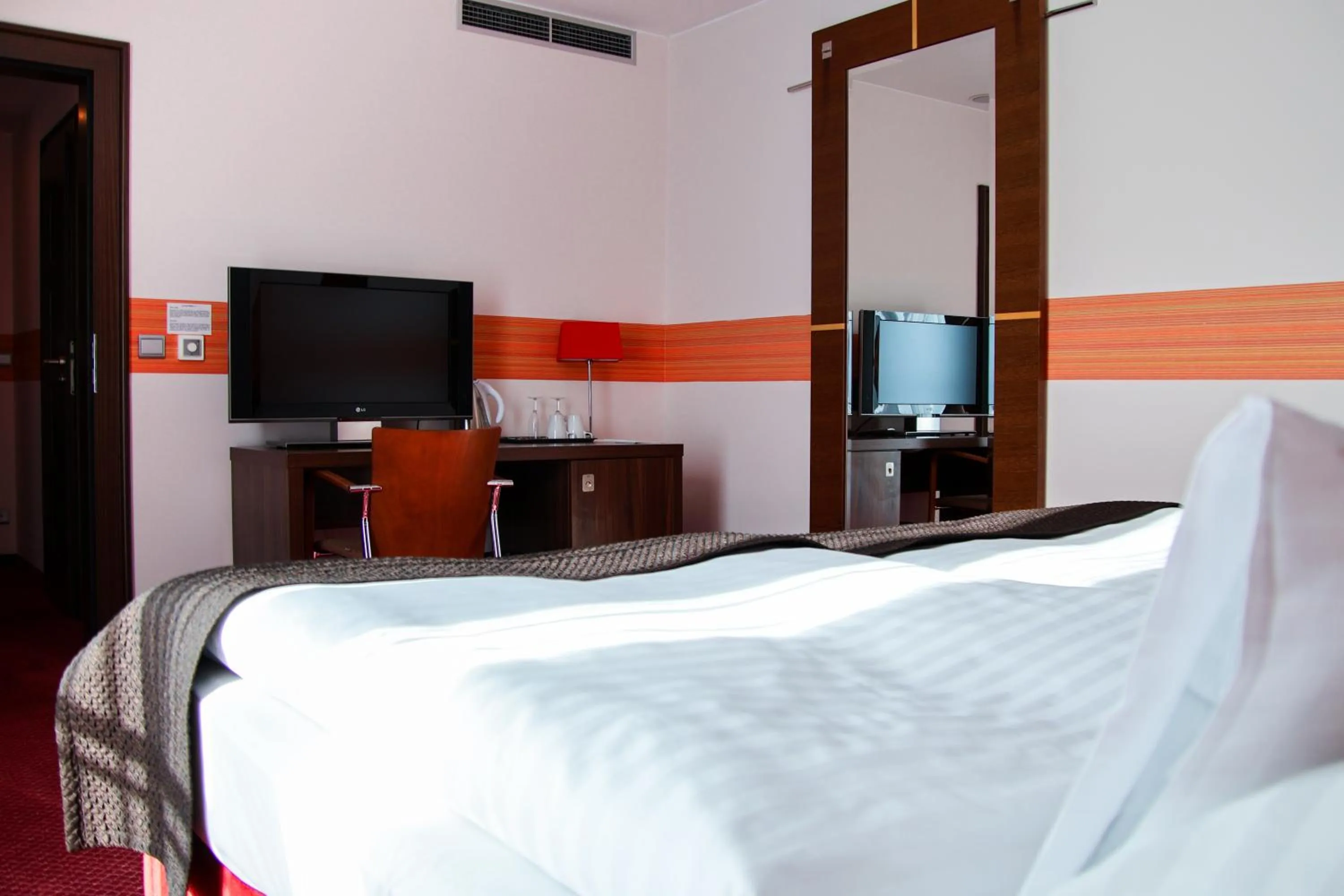 Bed in Art Hotel William