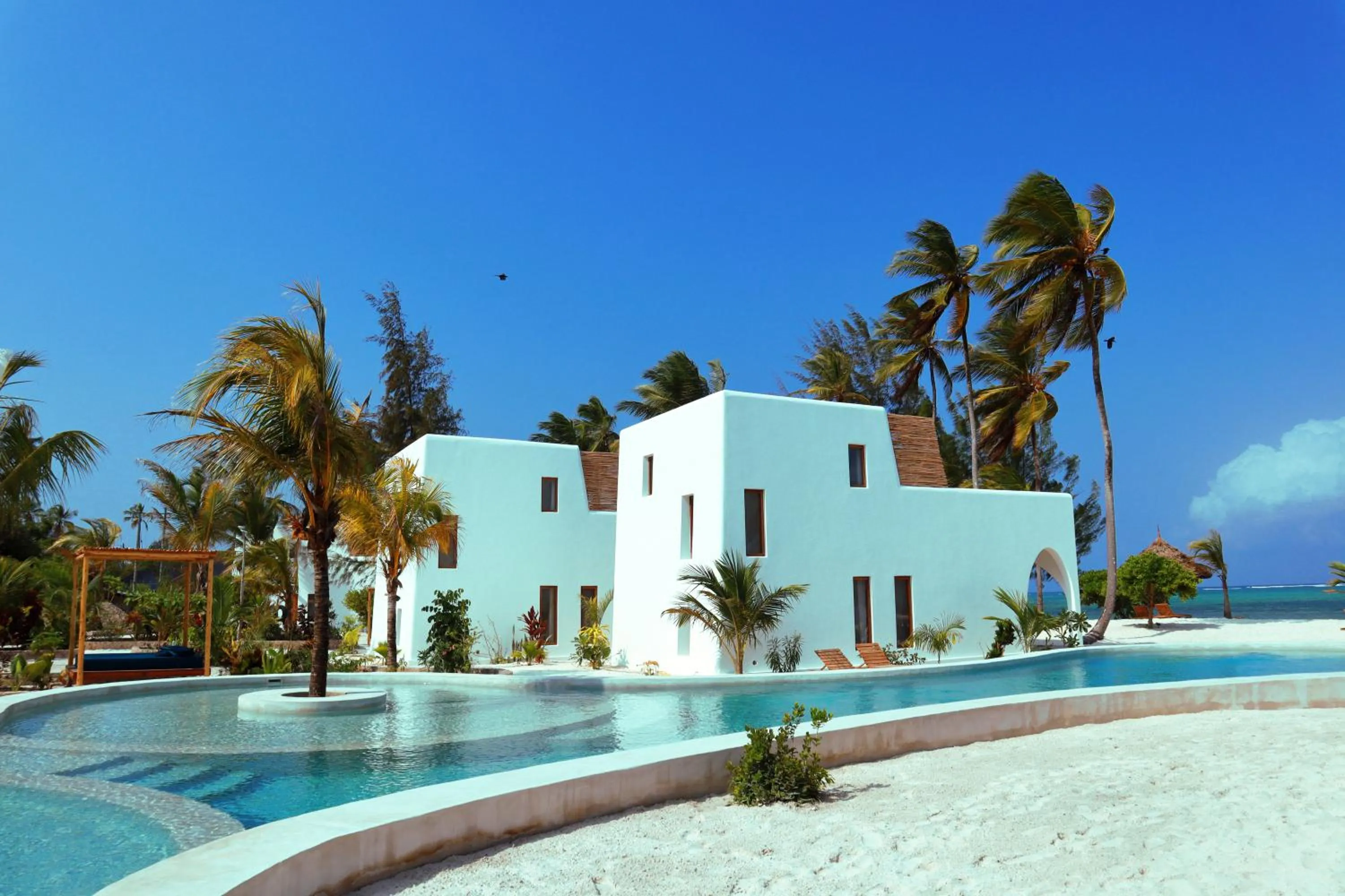 Swimming pool in Kijani Beach Villas