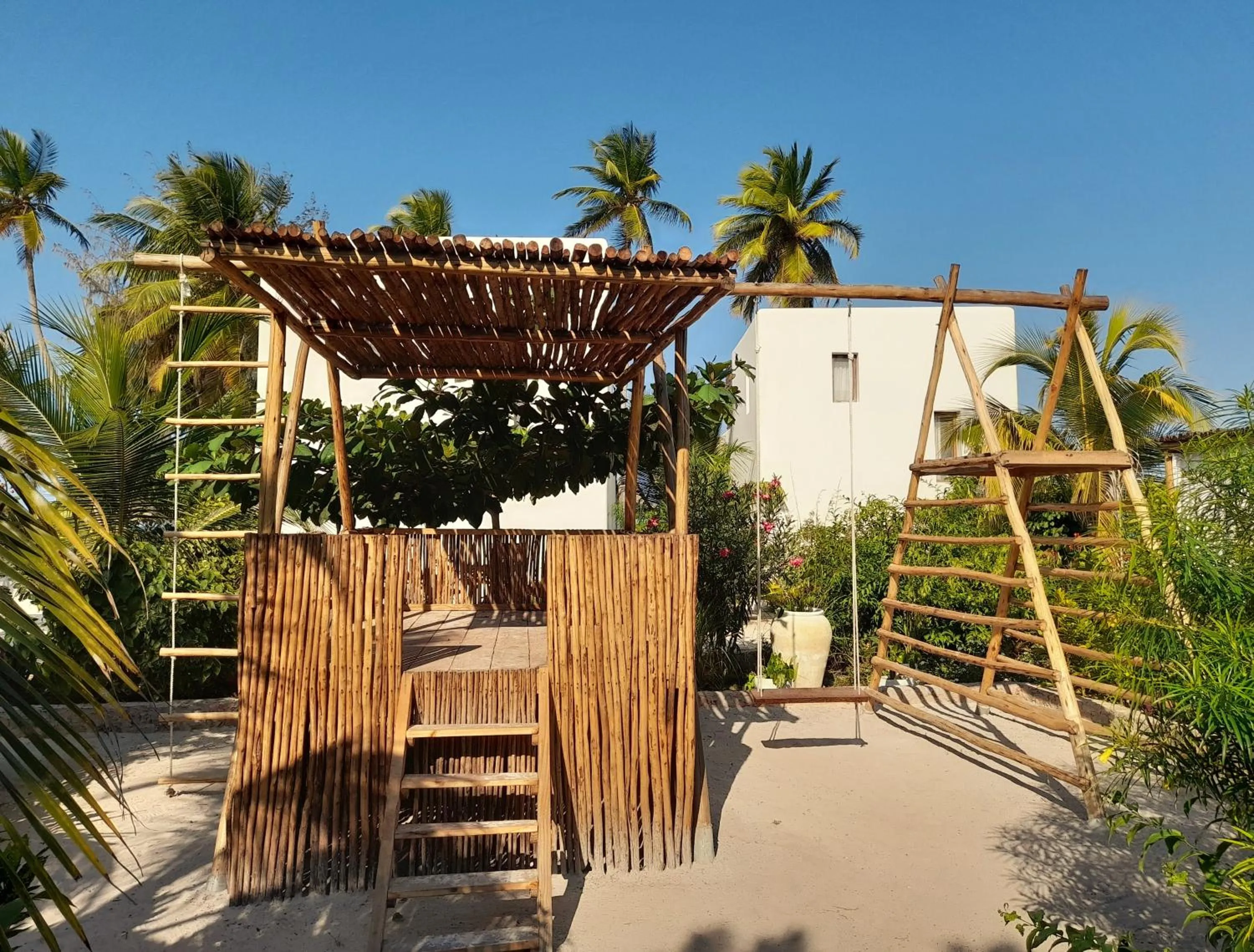 Children play ground in Kijani Beach Villas