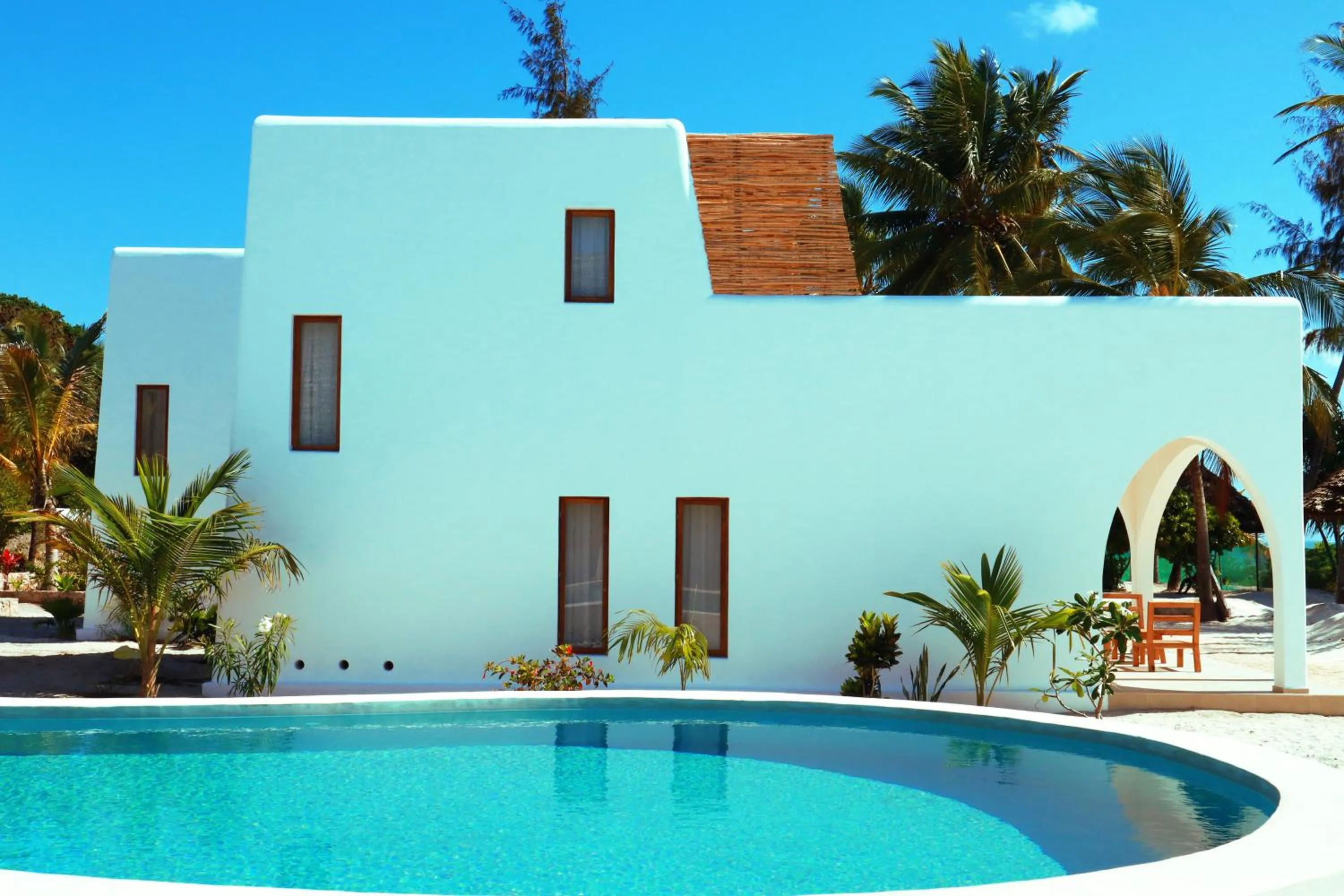 Swimming pool in Kijani Beach Villas