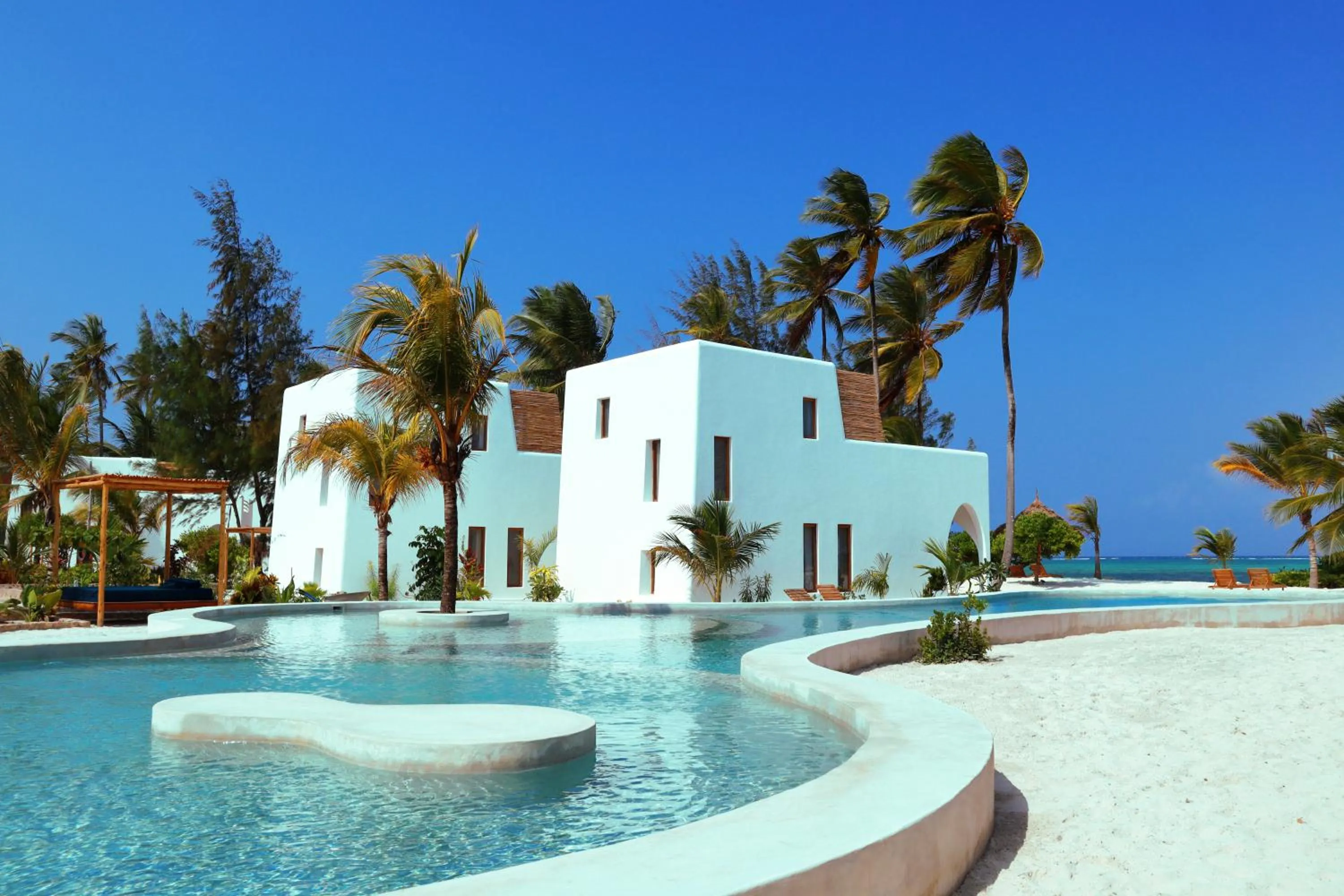 Swimming pool in Kijani Beach Villas