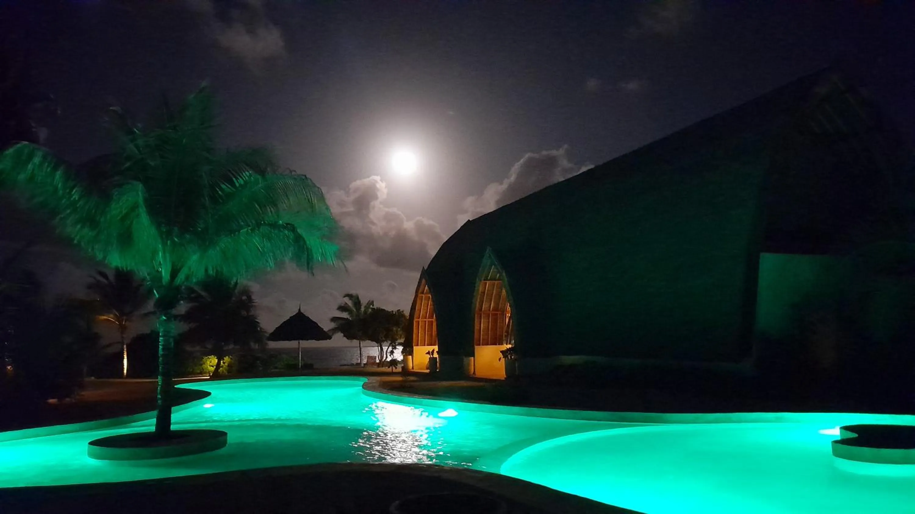 Swimming pool in Kijani Beach Villas