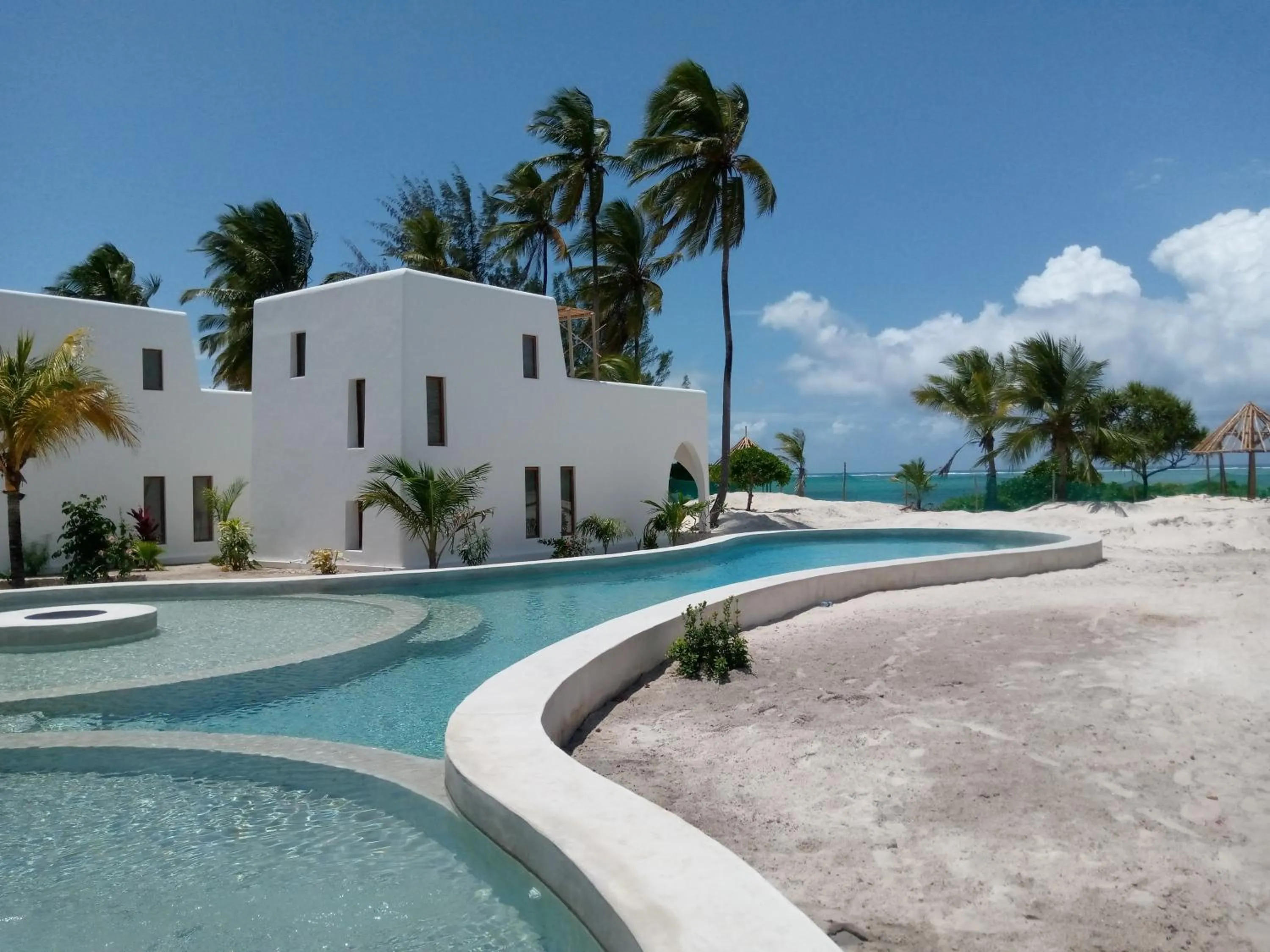Swimming pool in Kijani Beach Villas