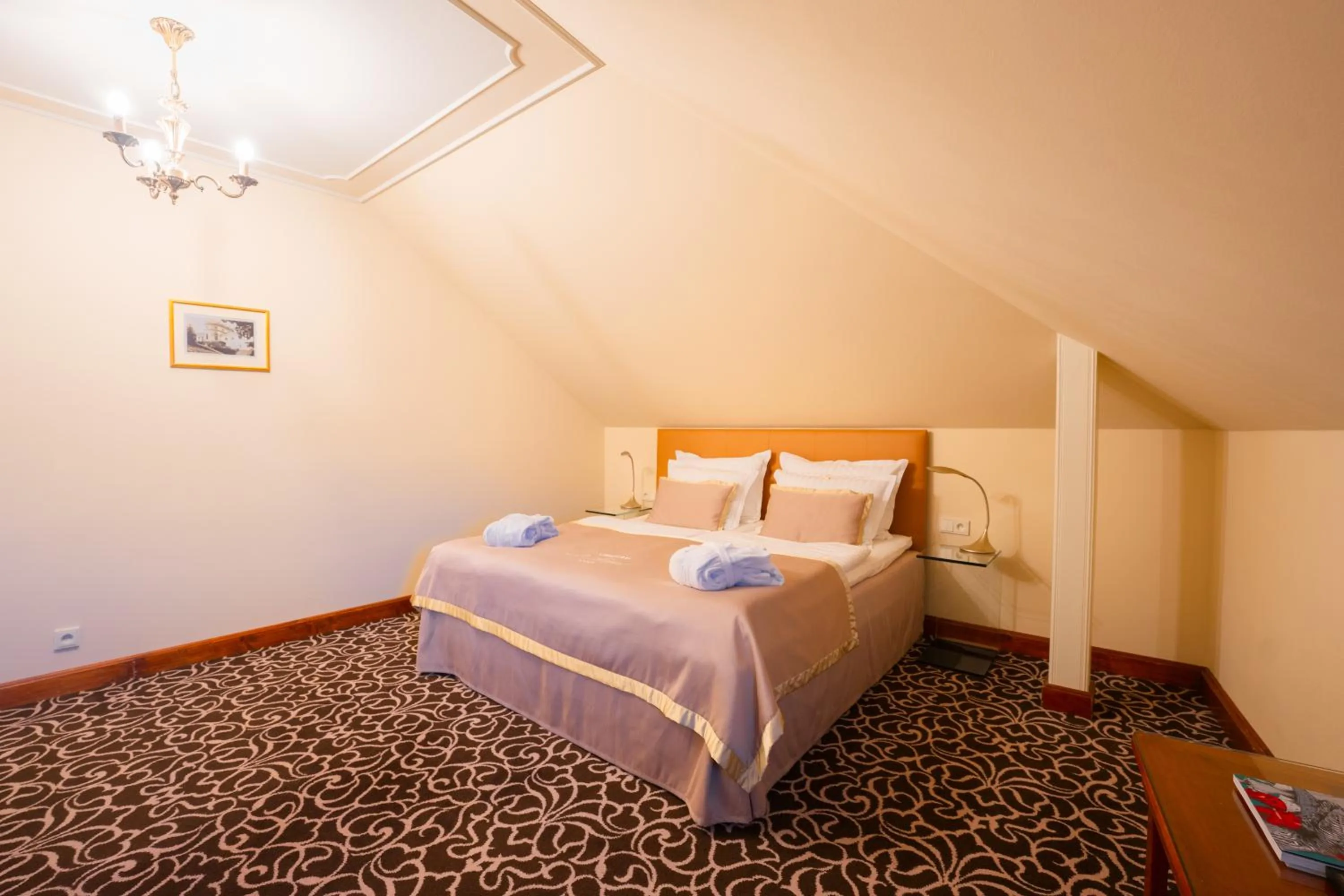 Bed in Chateau St. Havel - Wellness Hotel