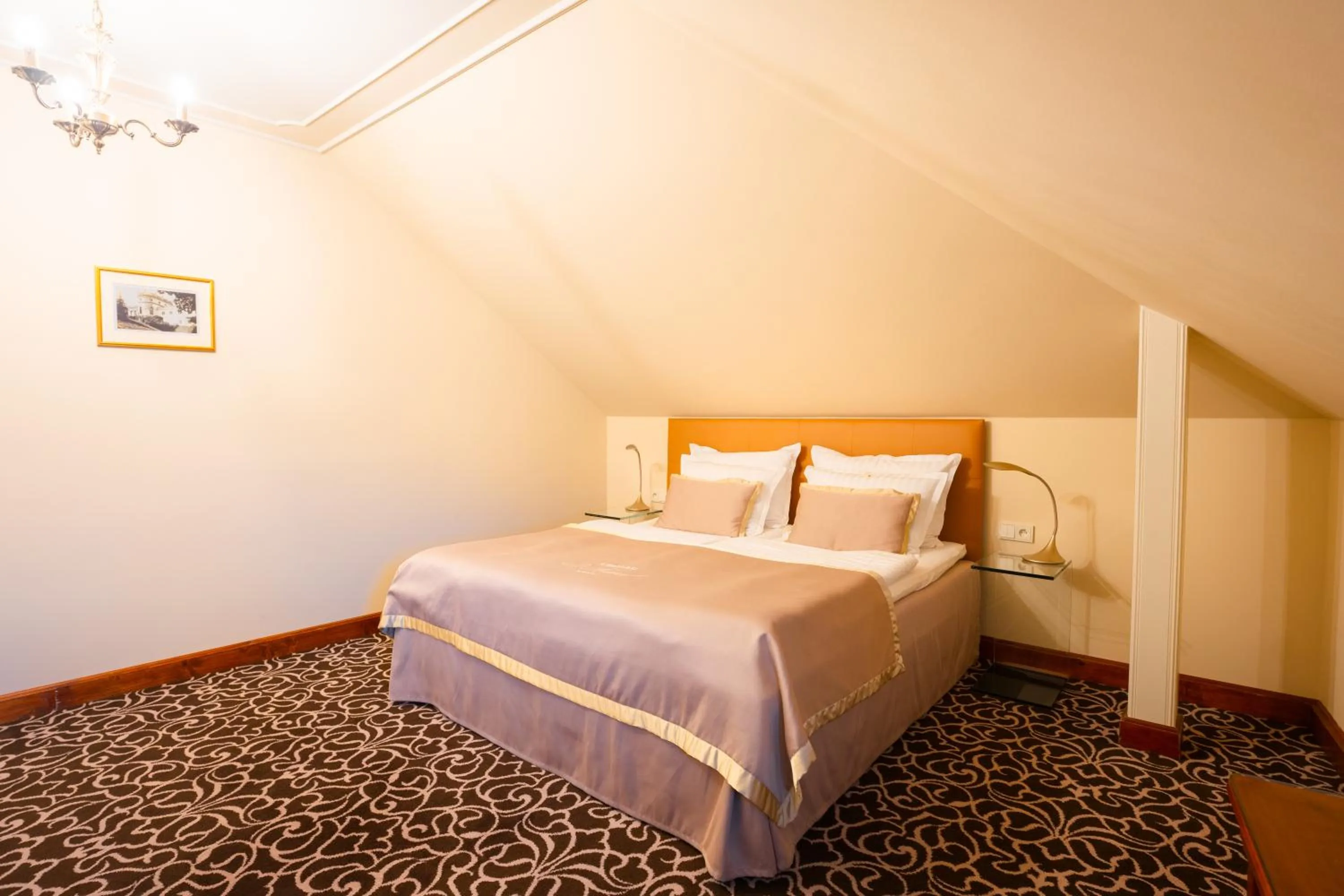 Bed in Chateau St. Havel - Wellness Hotel