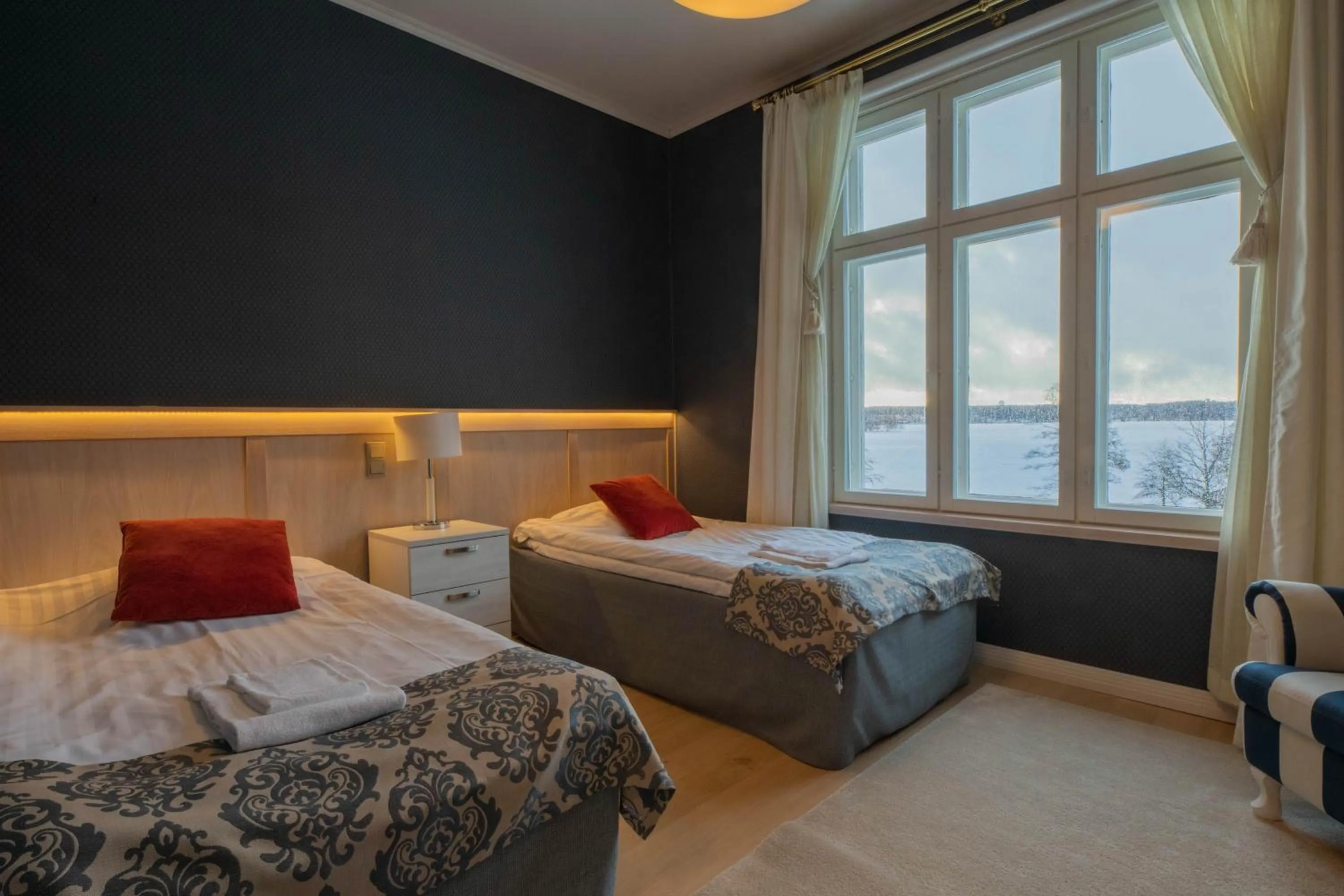 Bed in Mukkulan kartano