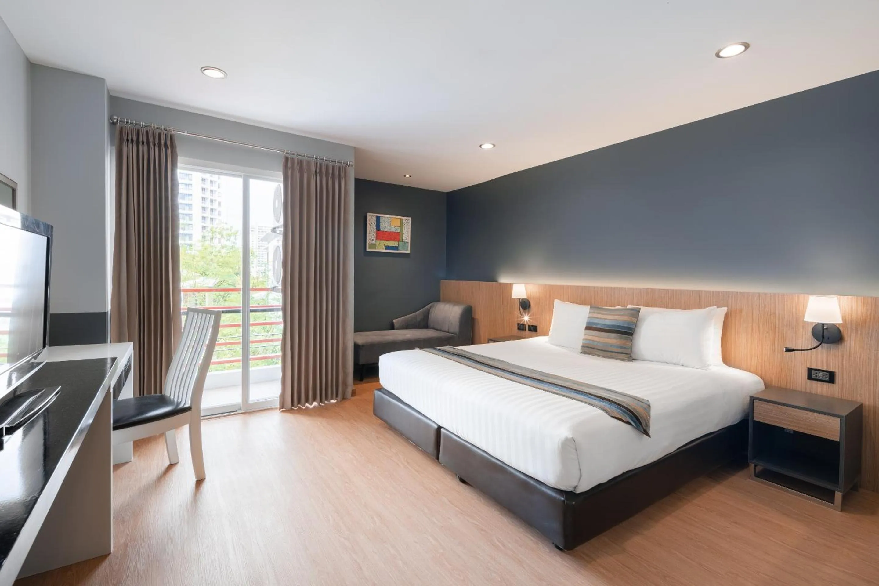 Bed in iCheck inn Residences Sathorn