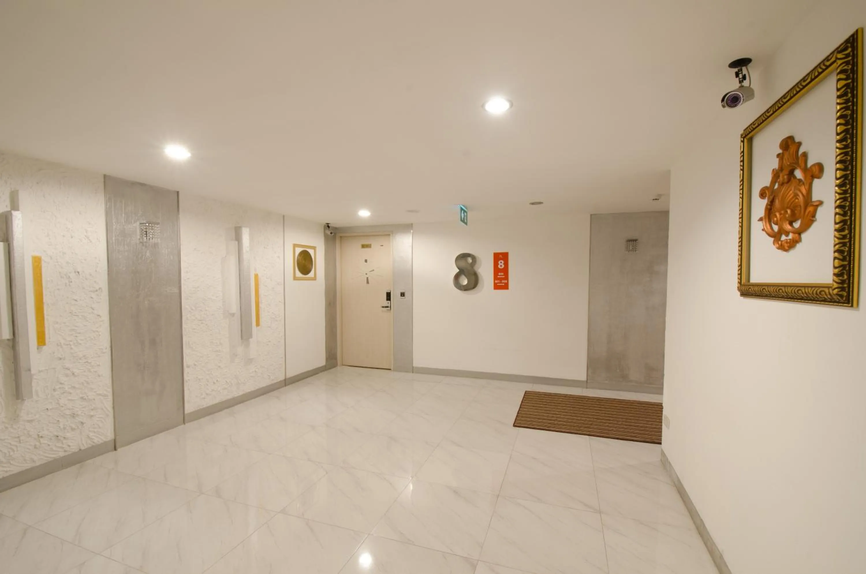 Decorative detail in iCheck inn Residences Sathorn