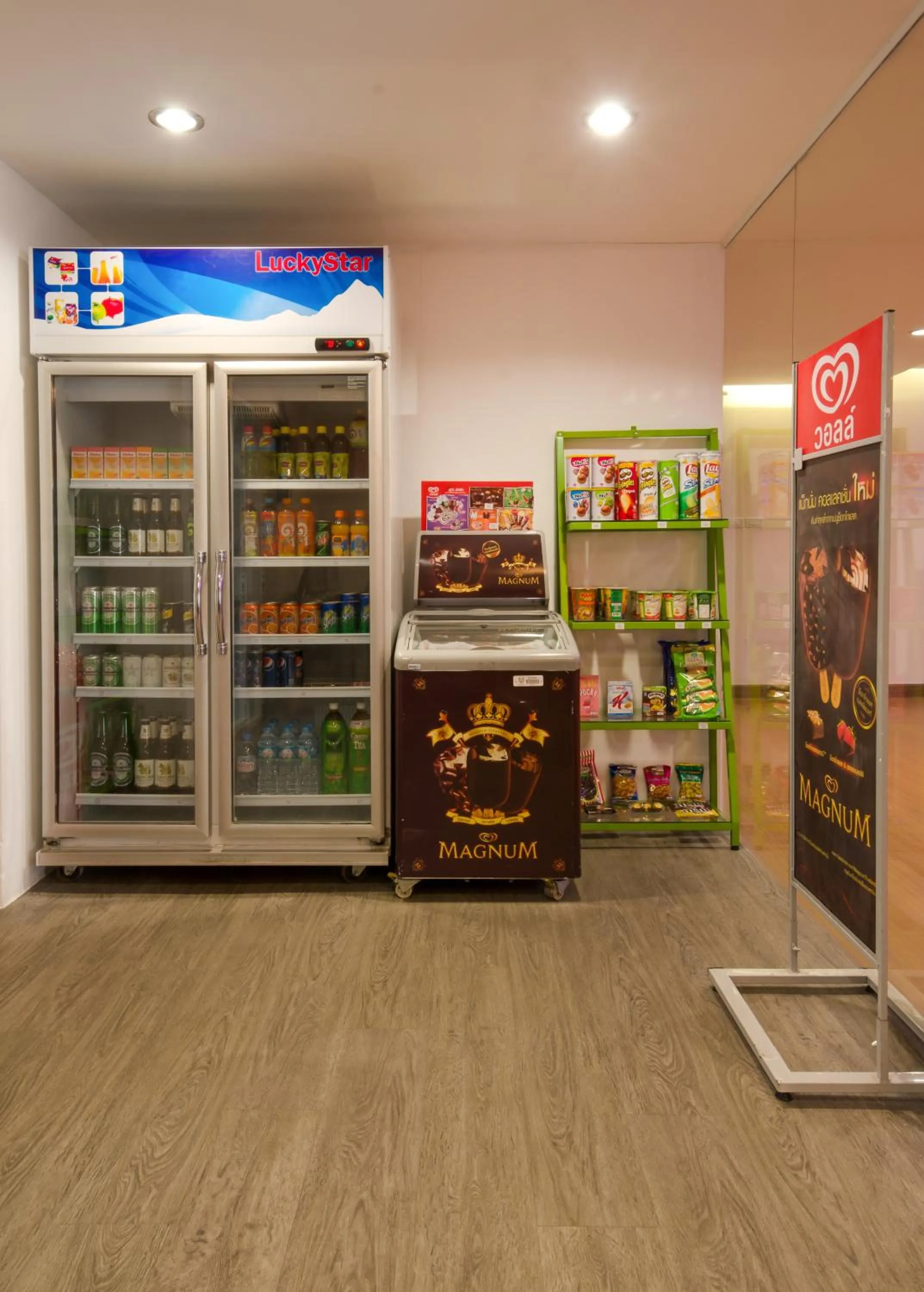 On-site shops in iCheck inn Residences Sathorn