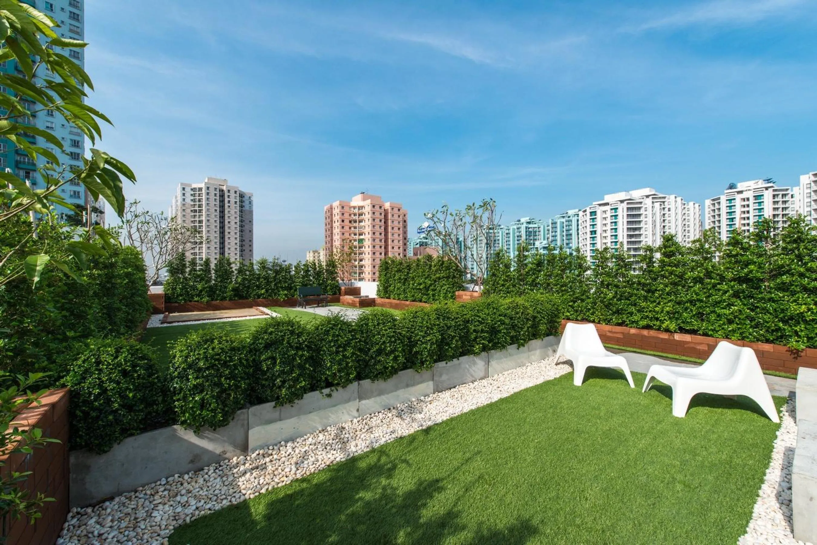 Garden in iCheck inn Residences Sathorn