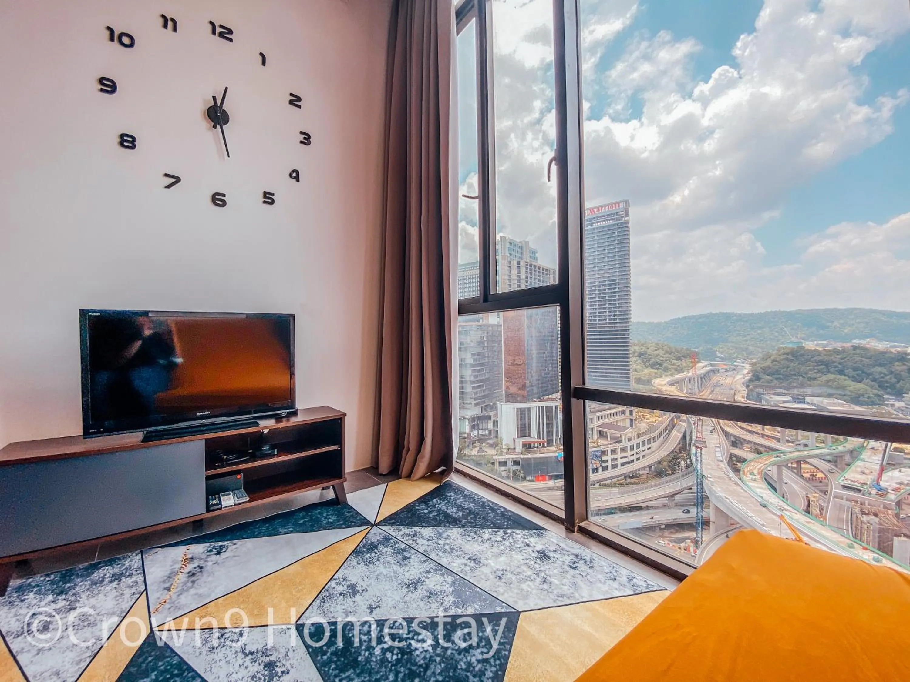 TV and multimedia in Crown1Suite (City View)@Petaling Jaya