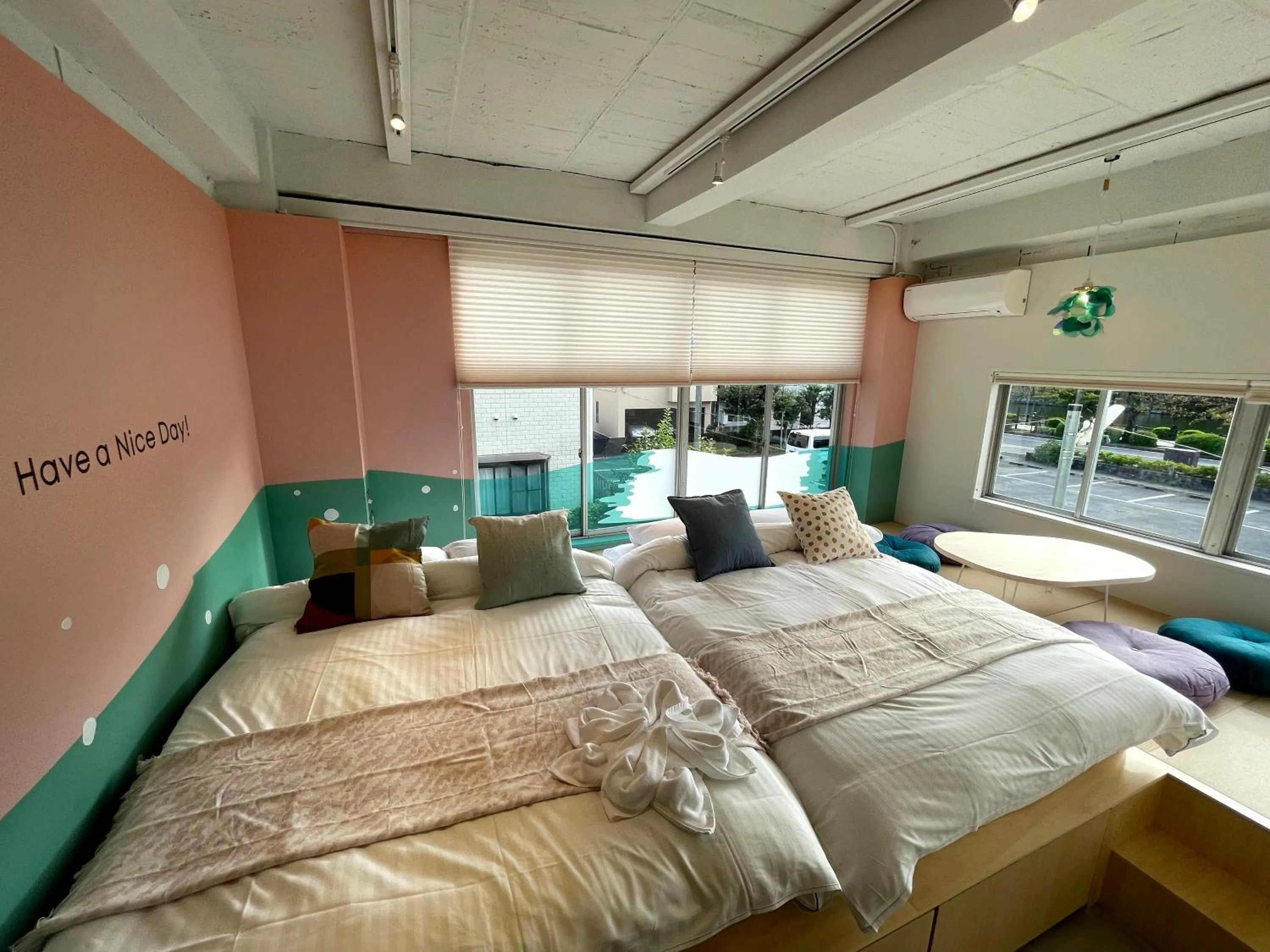 Bedroom, Bed in Hostel Have a Nice Day! ドミトリー 個室ルームあり#HVNI