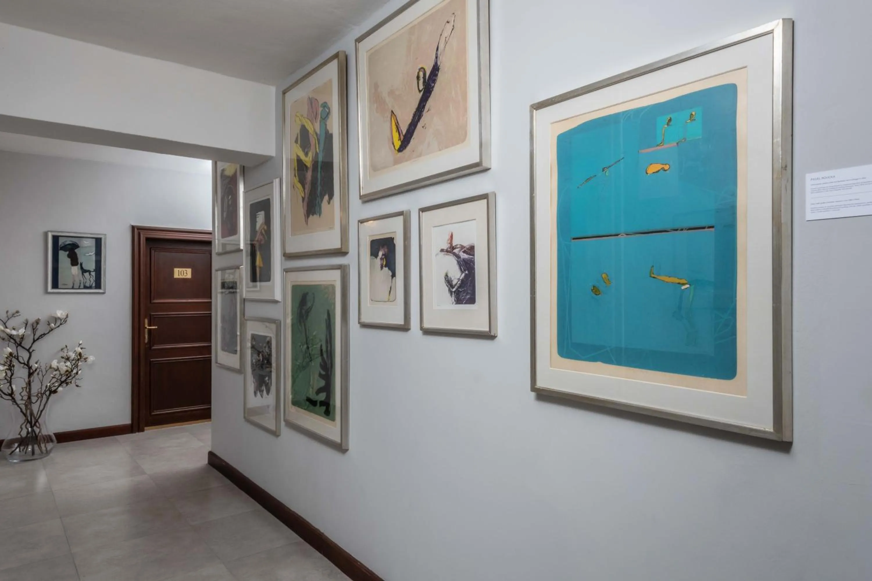 Decorative detail in Monastery Garden Prague