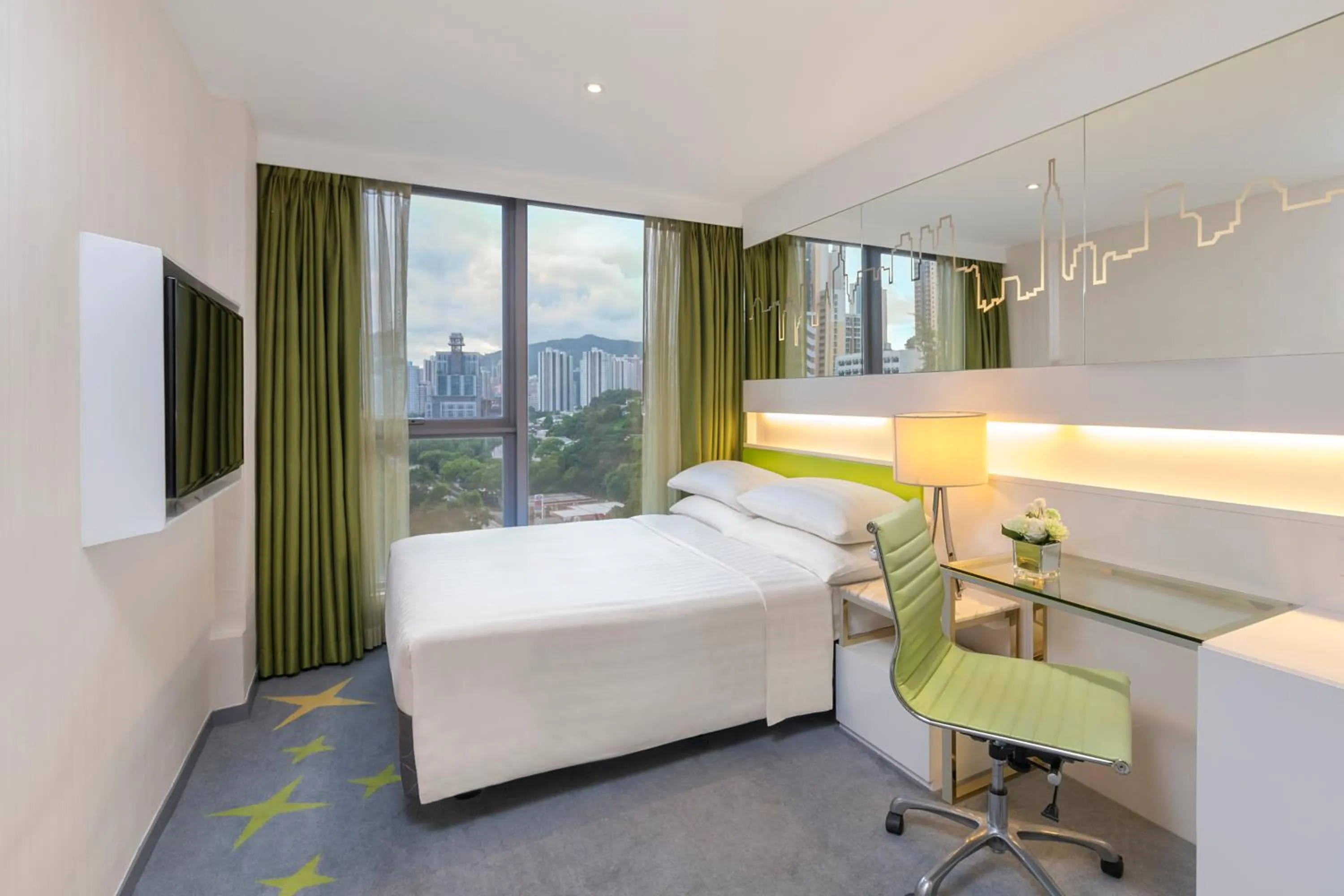 Bed in Dorsett Tsuen Wan, Hong Kong