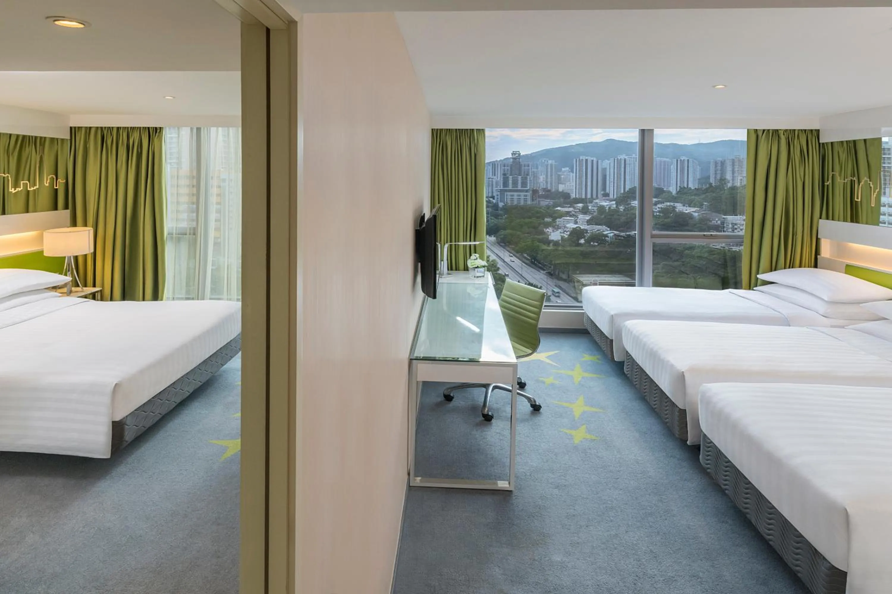 Bed in Dorsett Tsuen Wan, Hong Kong
