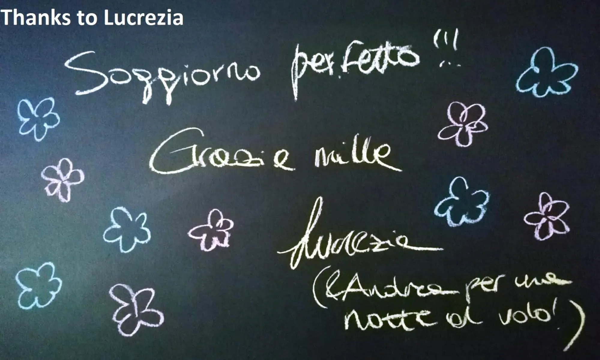 Guests in B&B Giolì