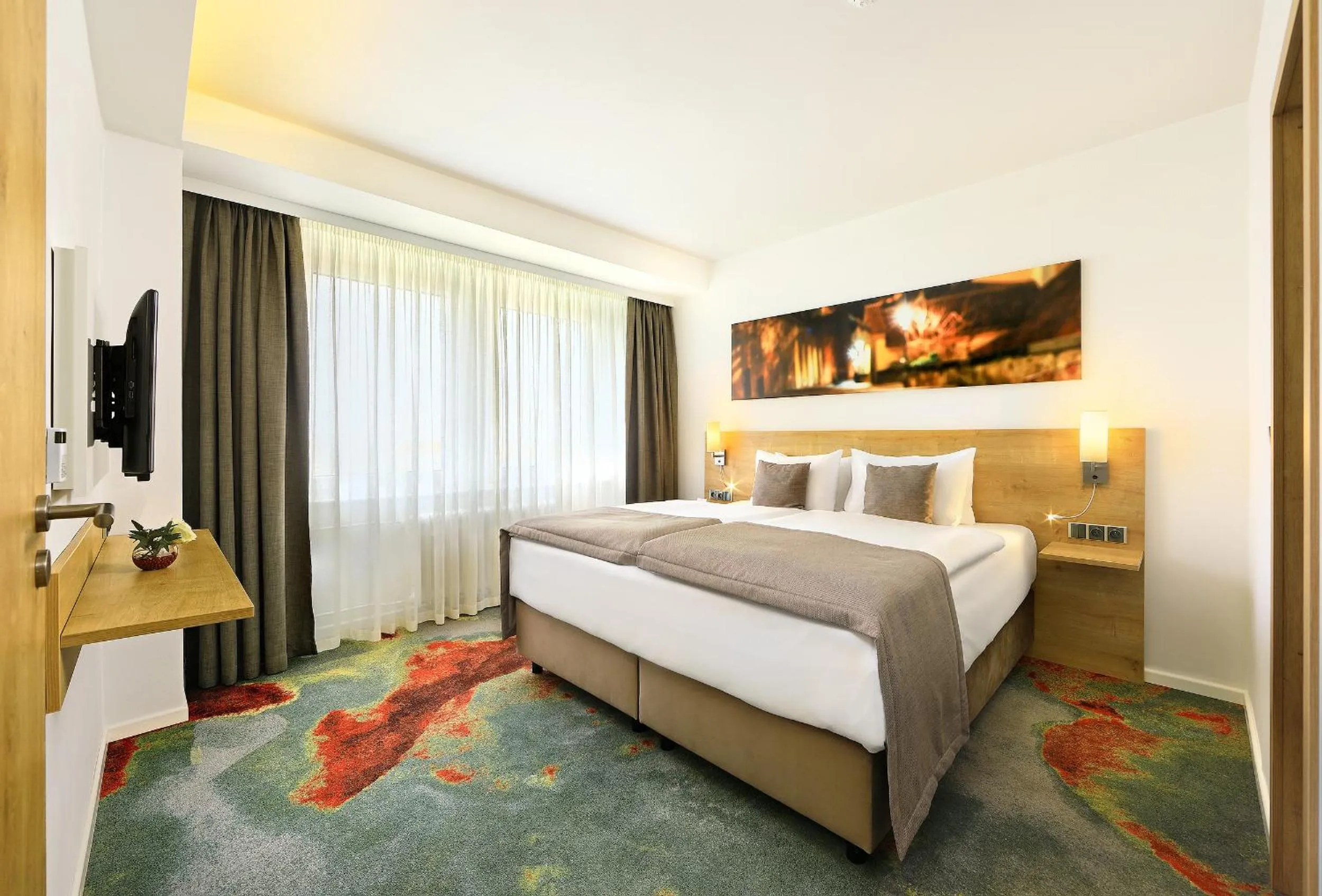 Bed in Hotel Duo & Wellness