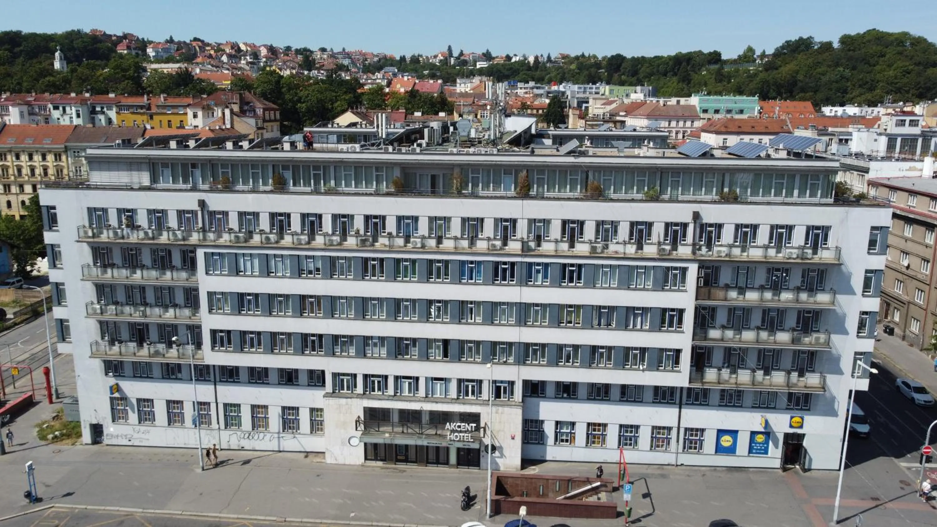 Property building in Akcent hotel