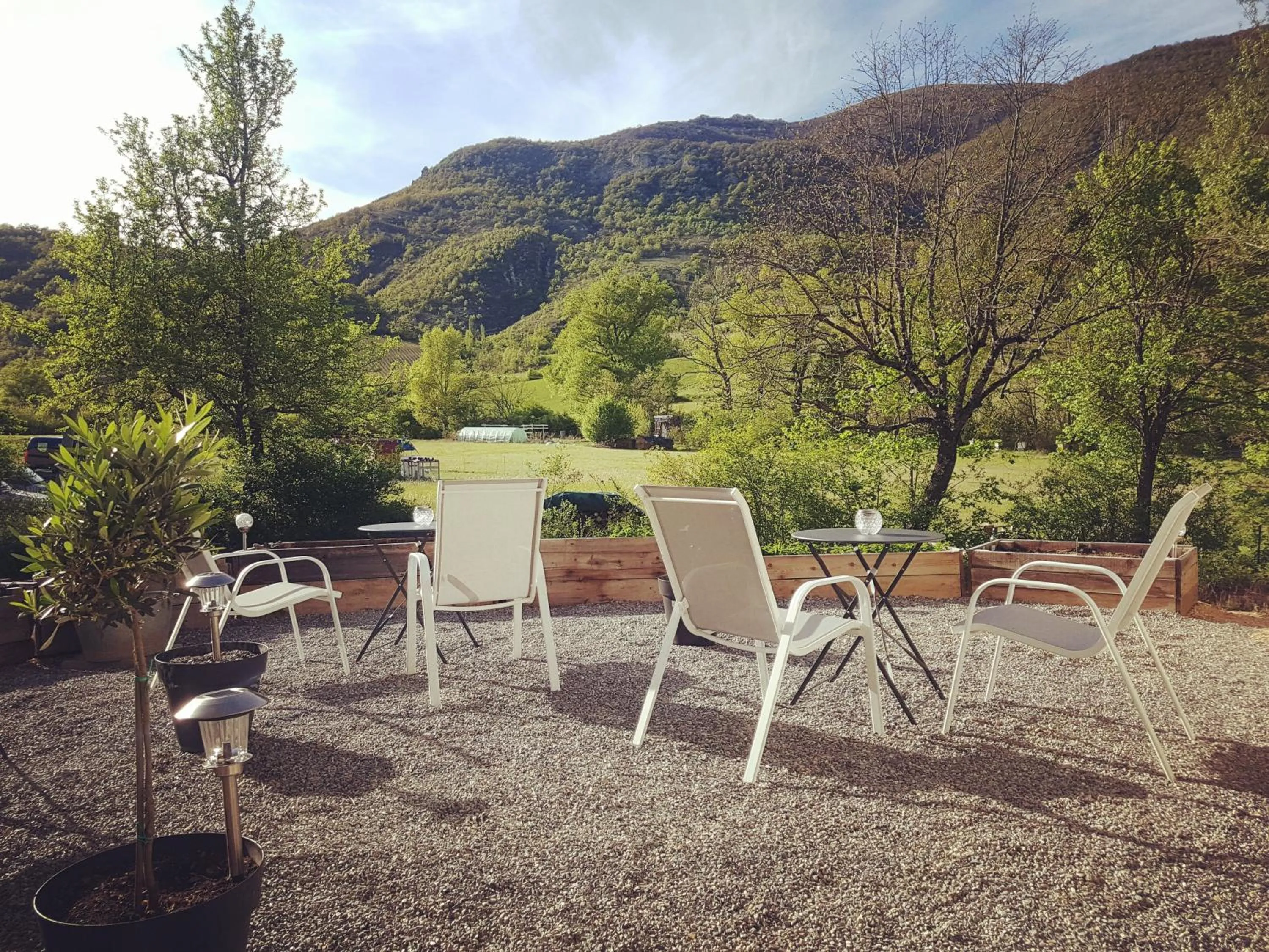 Patio in Hôtel Etape